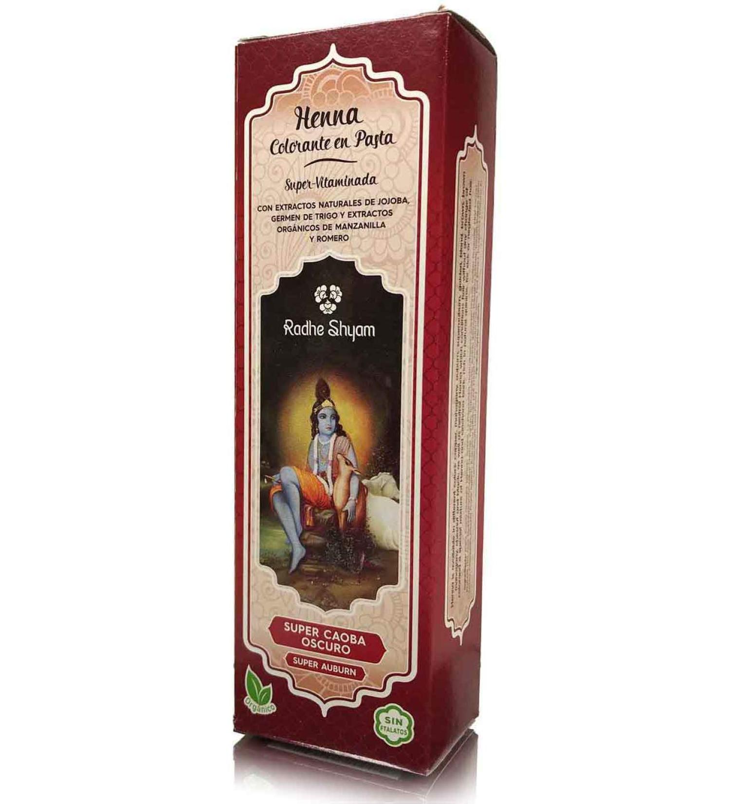 RADHESHYAM HENNA PASTA SUPER CAOBA OSCURO is a traditional type of pasta that combines with many sauces It forms the basis for many classic pasta dishes The weight is 200 g This makes it simple