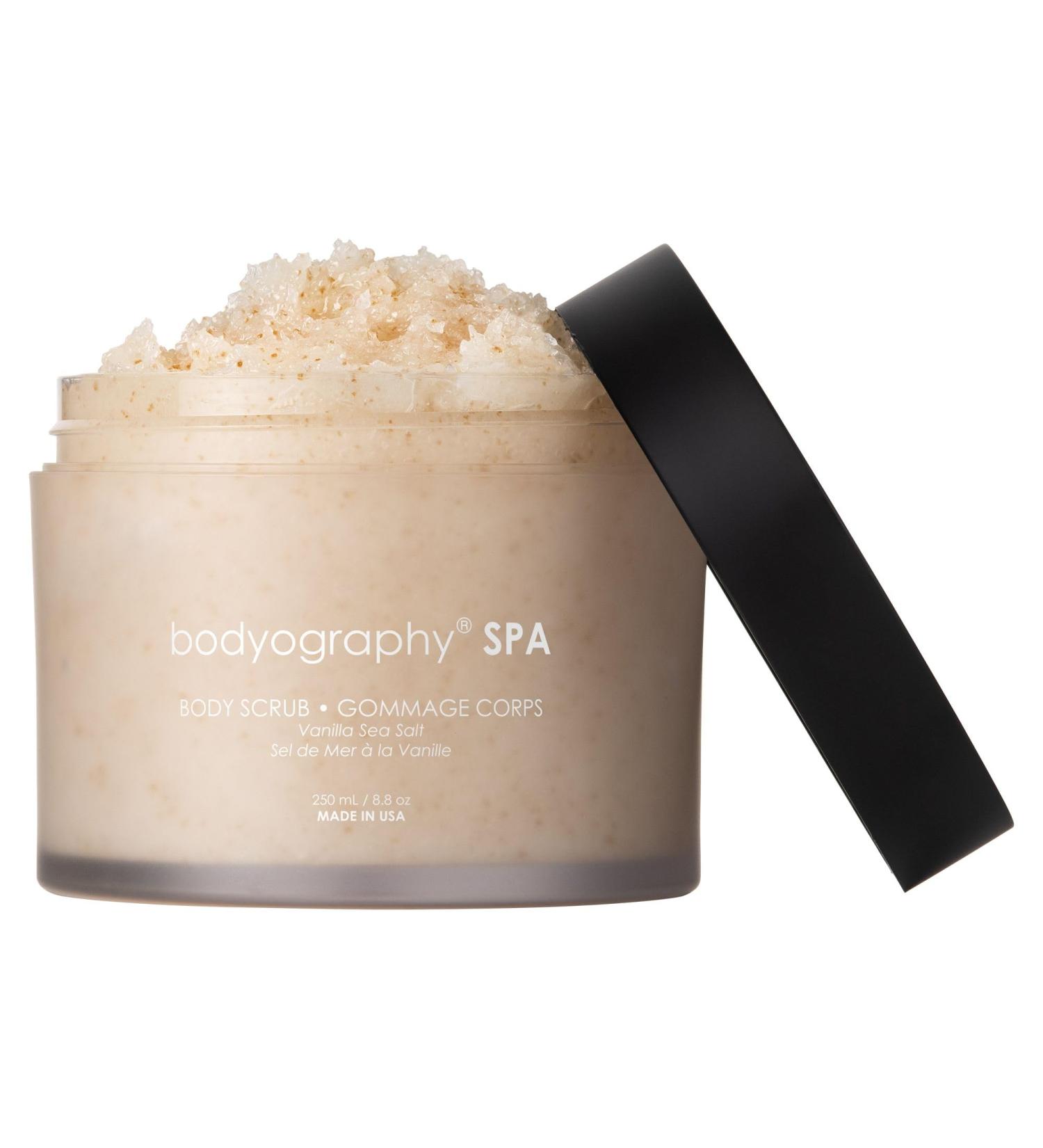 Buy Bodyography Spa Sugar & Sea Salt Body Scrub - Ultra Hydrating Exfoliating Body Scrub for Smooth Skin | International Shipping Available - Buy Online on GoSupps.com