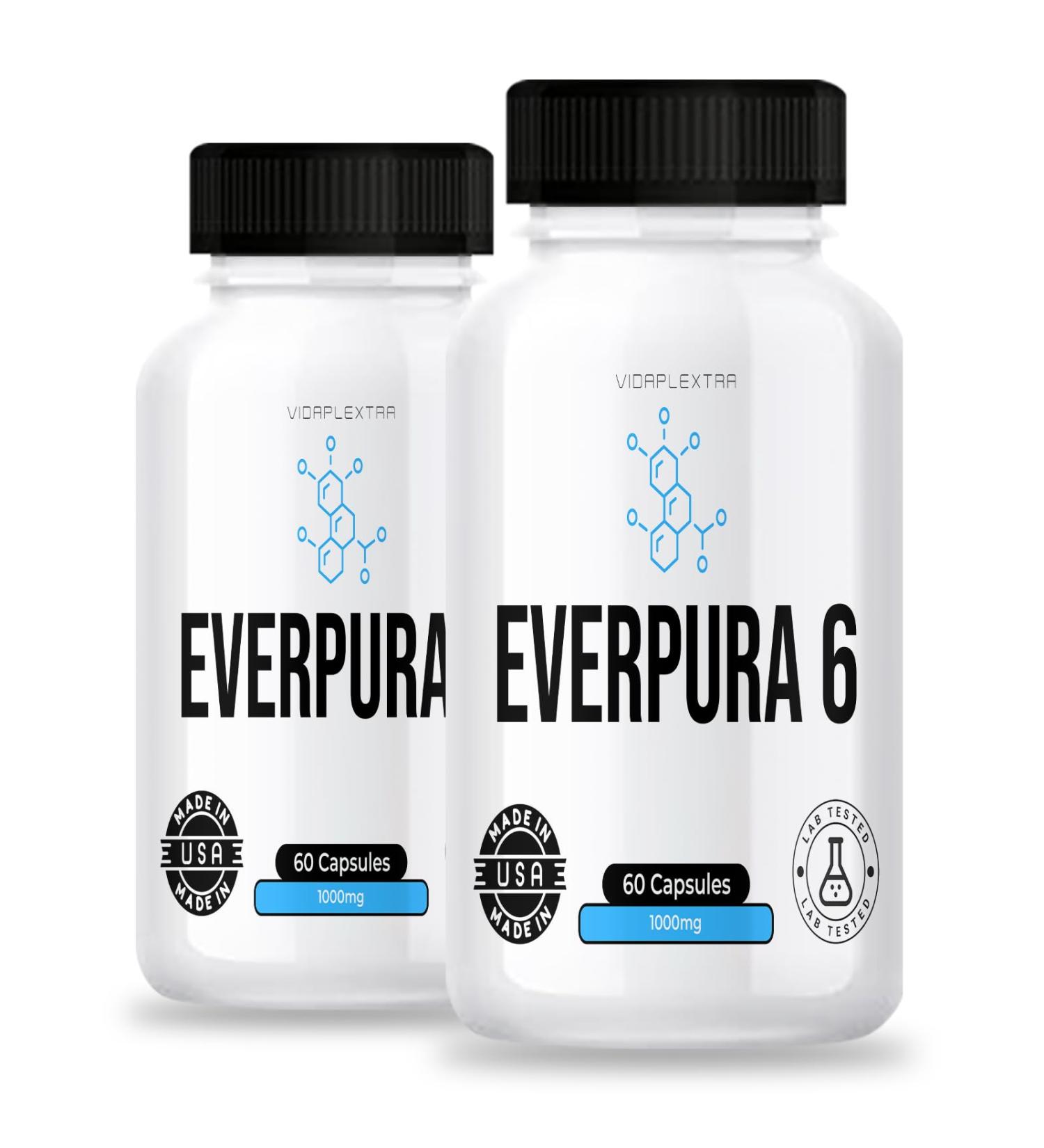 VIDAPLEXTRA Everpura 6 - Everpura 6 Keto Capsules (2 Pack 120 Capsules)
