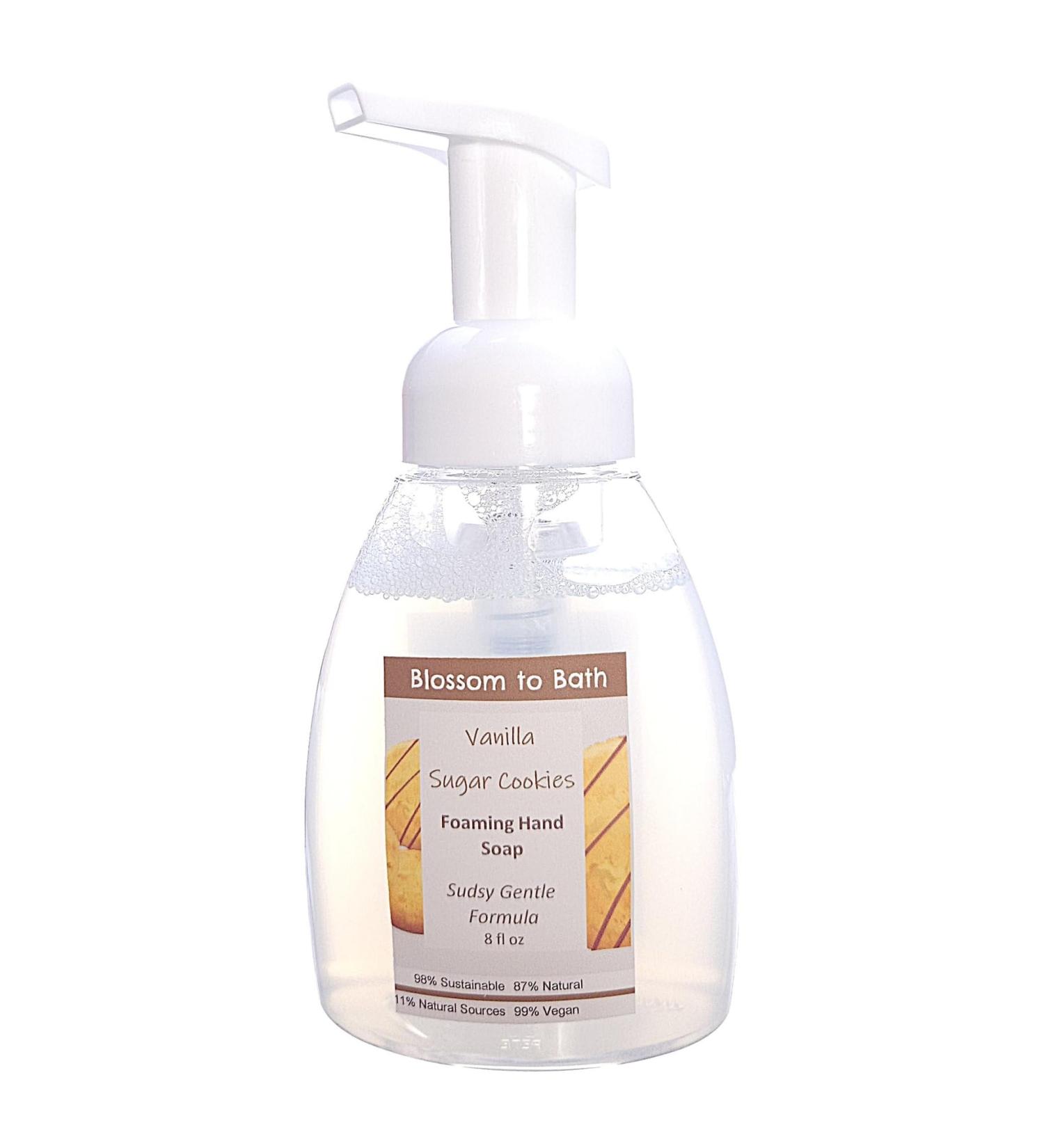 Blossom to Bath Vanilla Sugar Cookies Foaming Hand Soap (8 Ounce) - Signature Fragrance - Is Tough On Dirt And Easy On Skin with a Mouth Watering Bakery Scent