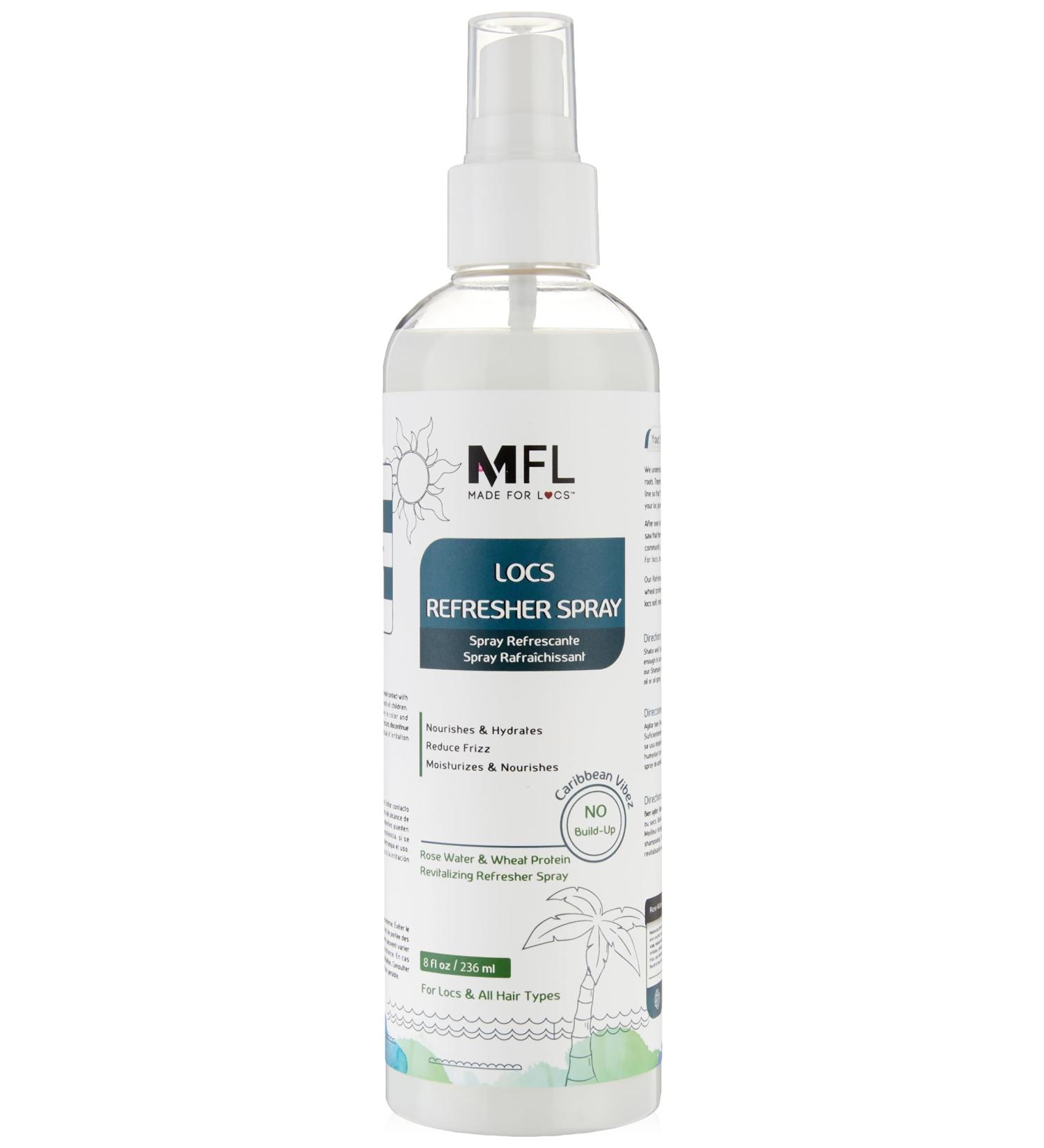 Made For Locs Vegan Rose Water Refresher Spray | Locs Moisturizer | Locs Deodorizer | Amazing Scents (Caribbean Vibez 8 oz) Caribbean Vibez 8 Fl Oz (Pack of 1) - Buy Online on GoSupps.com