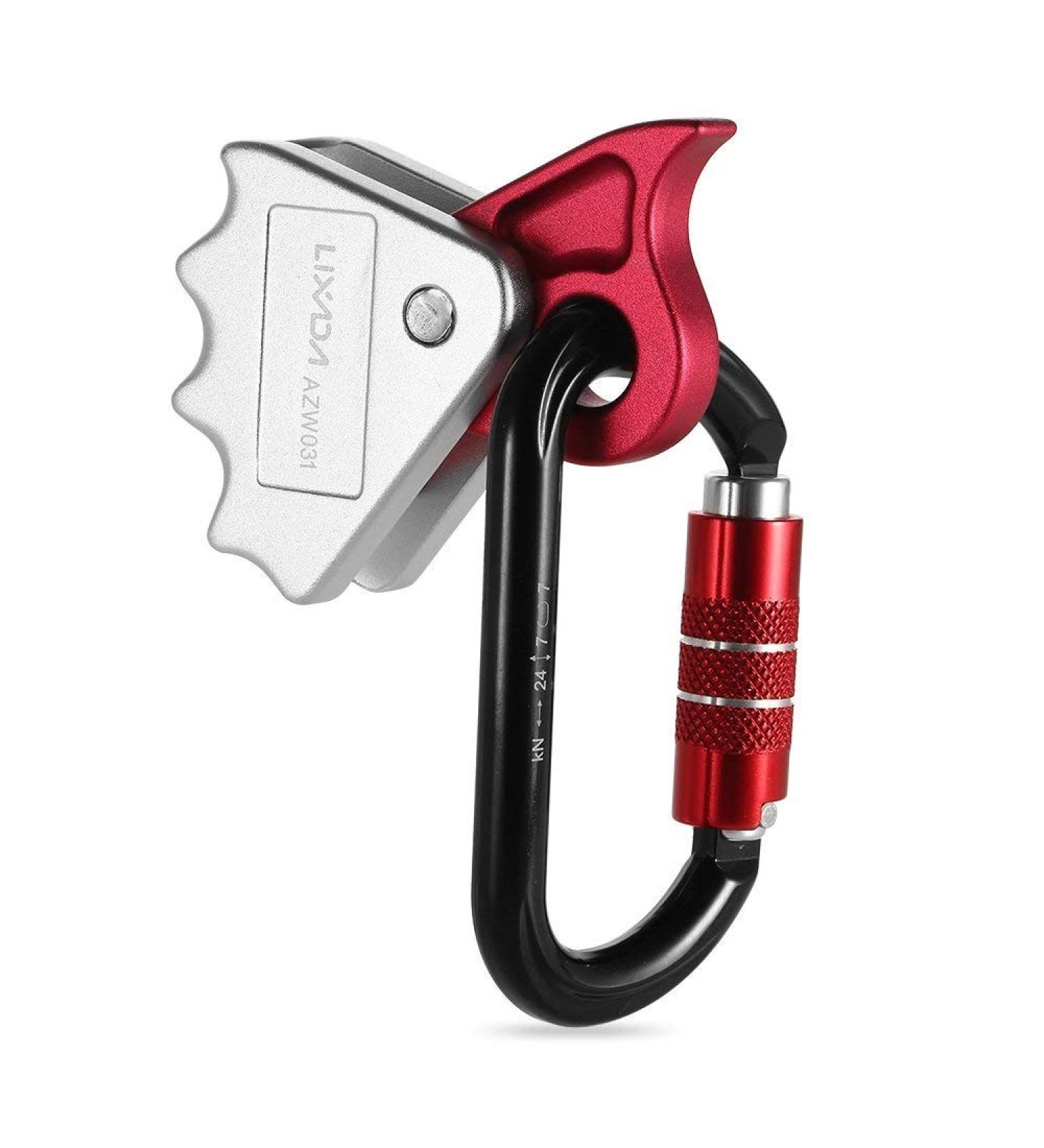 Lixada 24KN Rope Grab with Quick Lock for Rock Climbing Safety | Fall Protection & Rescue Lanyard Grab - Buy Online on GoSupps.com