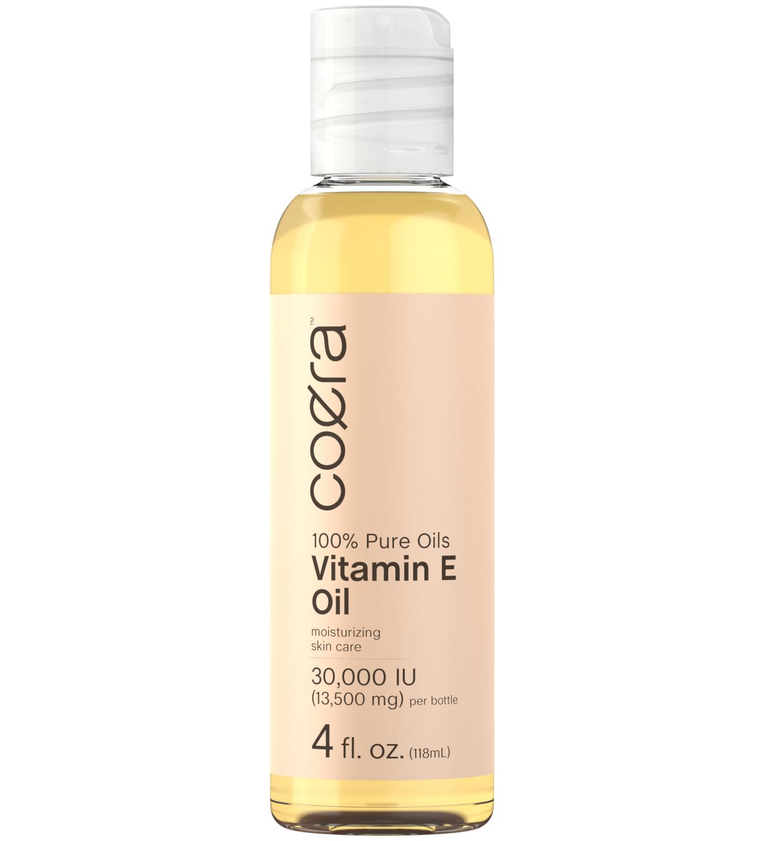 Vitamin E Oil 30 000 IU - 4 fl oz | 100% Pure Moisturizing Skin Care | Paraben-Free SLS-Free & Fragrance-Free - Buy Online on GoSupps.com