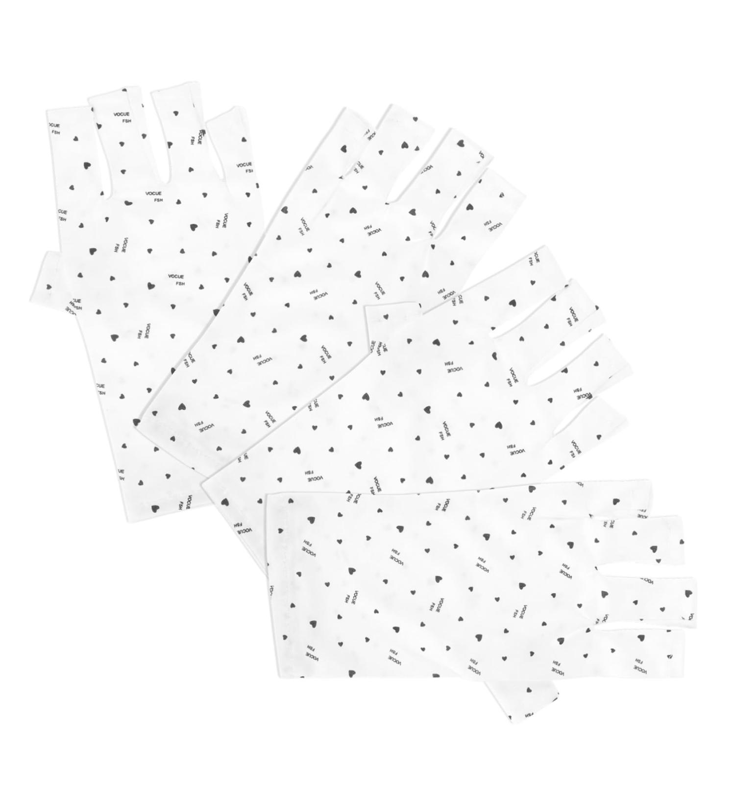 POPETPOP 2 Pairs Nail Gloves Uv Gloves Manicure Gloves Nail Gel Manicure Dryer Gloves Gel Nail Lamp Gloves Manicure Accessories Nail Art Tools Anti-black Light Miss Polyester 24x13cm - Buy Online on GoSupps.com