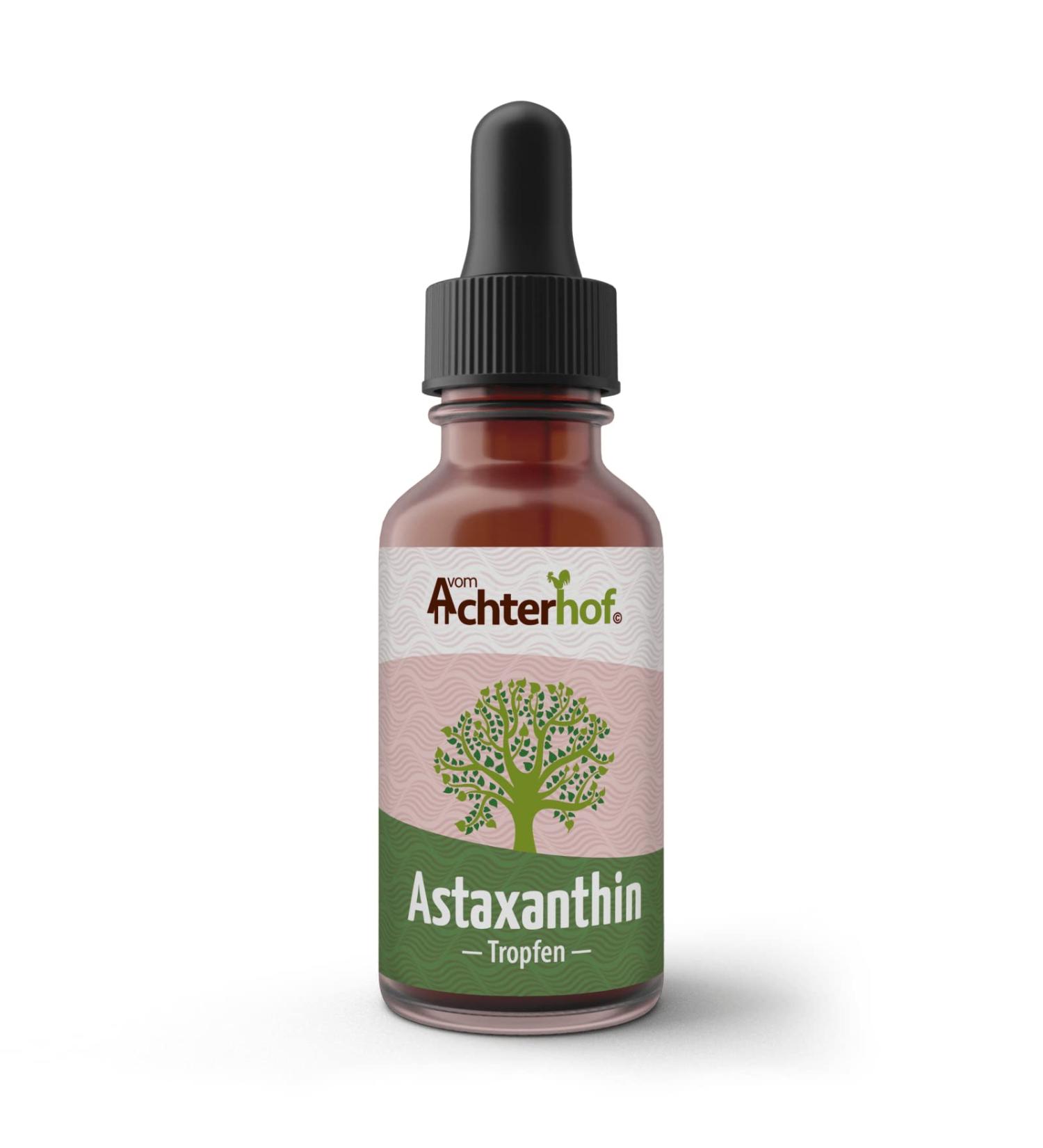 Astaxanthin Drops 50ml - 12mg Astaxanthin & Vitamin E for Cellular Protection | Achterhof - Buy Online on GoSupps.com