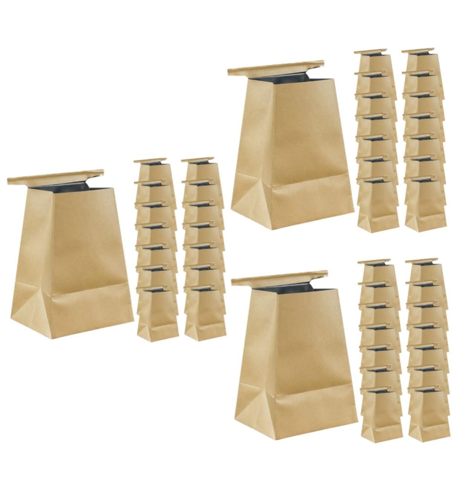 45 Pcs Disposable Vomit Bags | Kraft Paper Sickness Vomit Bags | Light Brown Emesis Bags for Travel | Car Trash Bag - Buy Online on GoSupps.com
