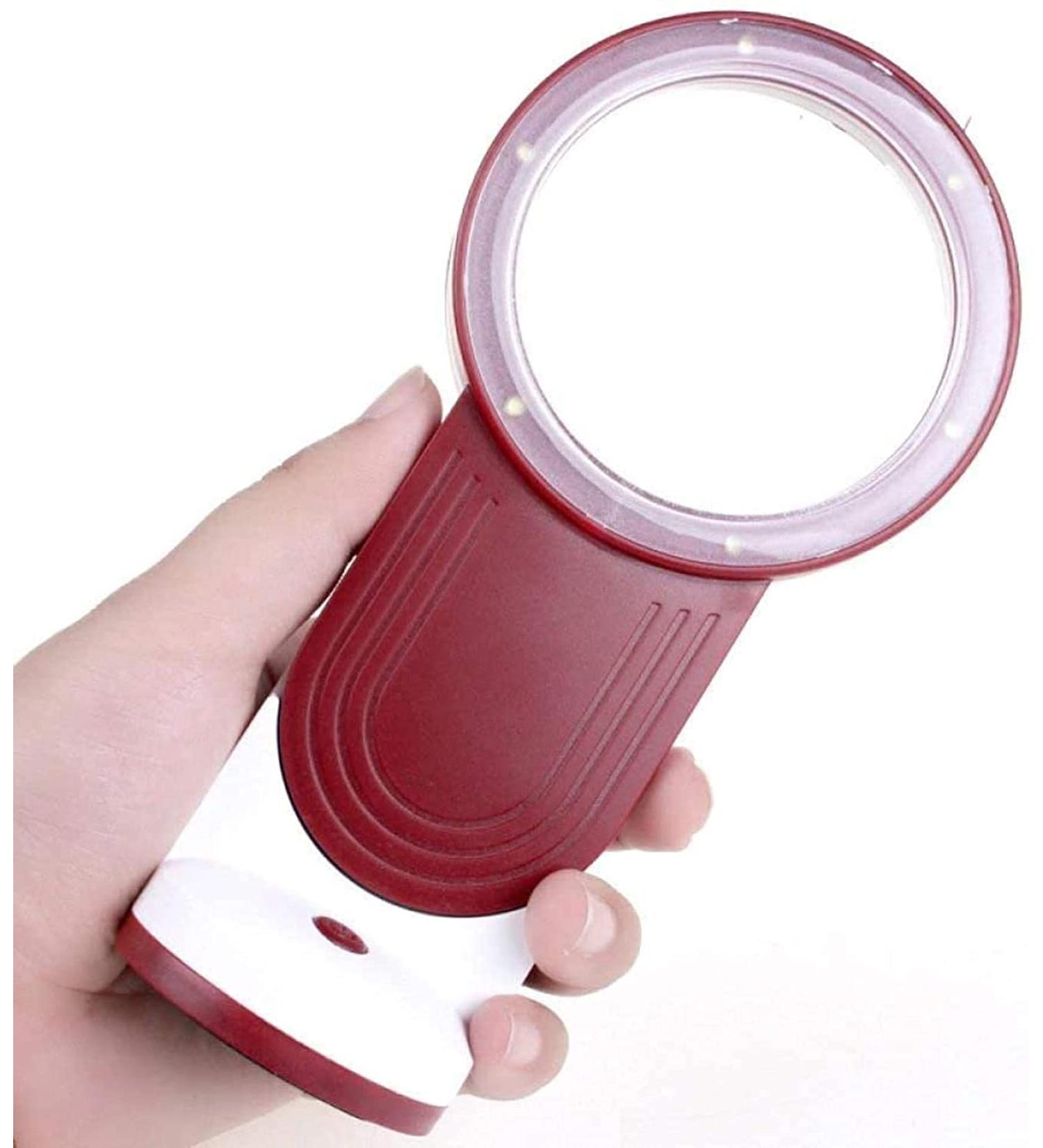 Magnifying Glass with Led Lamp 3X 6X 4.5X Old Man Watch DIY Handicraft Carving and Repair Magnifying Glass for Reading Crafts Repair Magnifier Lofty Ambition - Buy Online on GoSupps.com