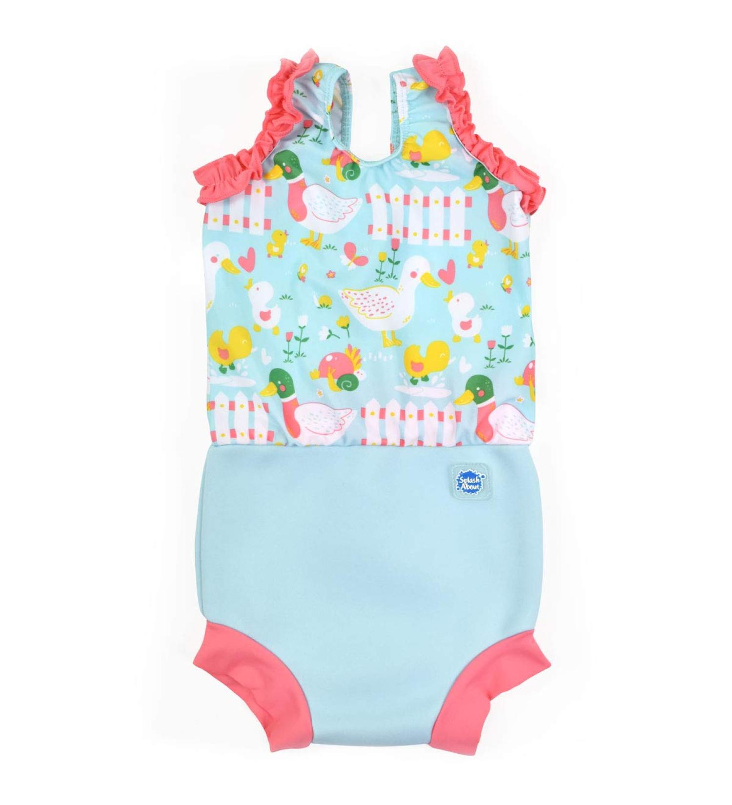Splash About Happy Nappy Costume - Little Ducks 12-24 Months | Reusable Swim Nappy - Buy Online on GoSupps.com