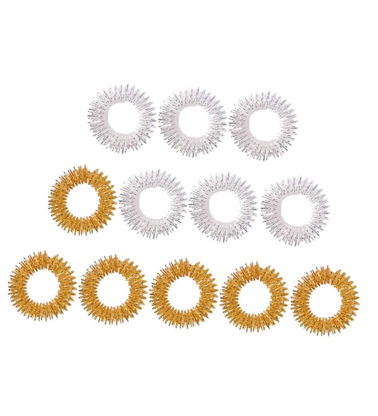 Buy Beaupretty 20PC Spiky Acupressure Finger Massage Rings - Sensory Toys for Relaxation & Stress Relief | International Shipping Available - Buy Online on GoSupps.com