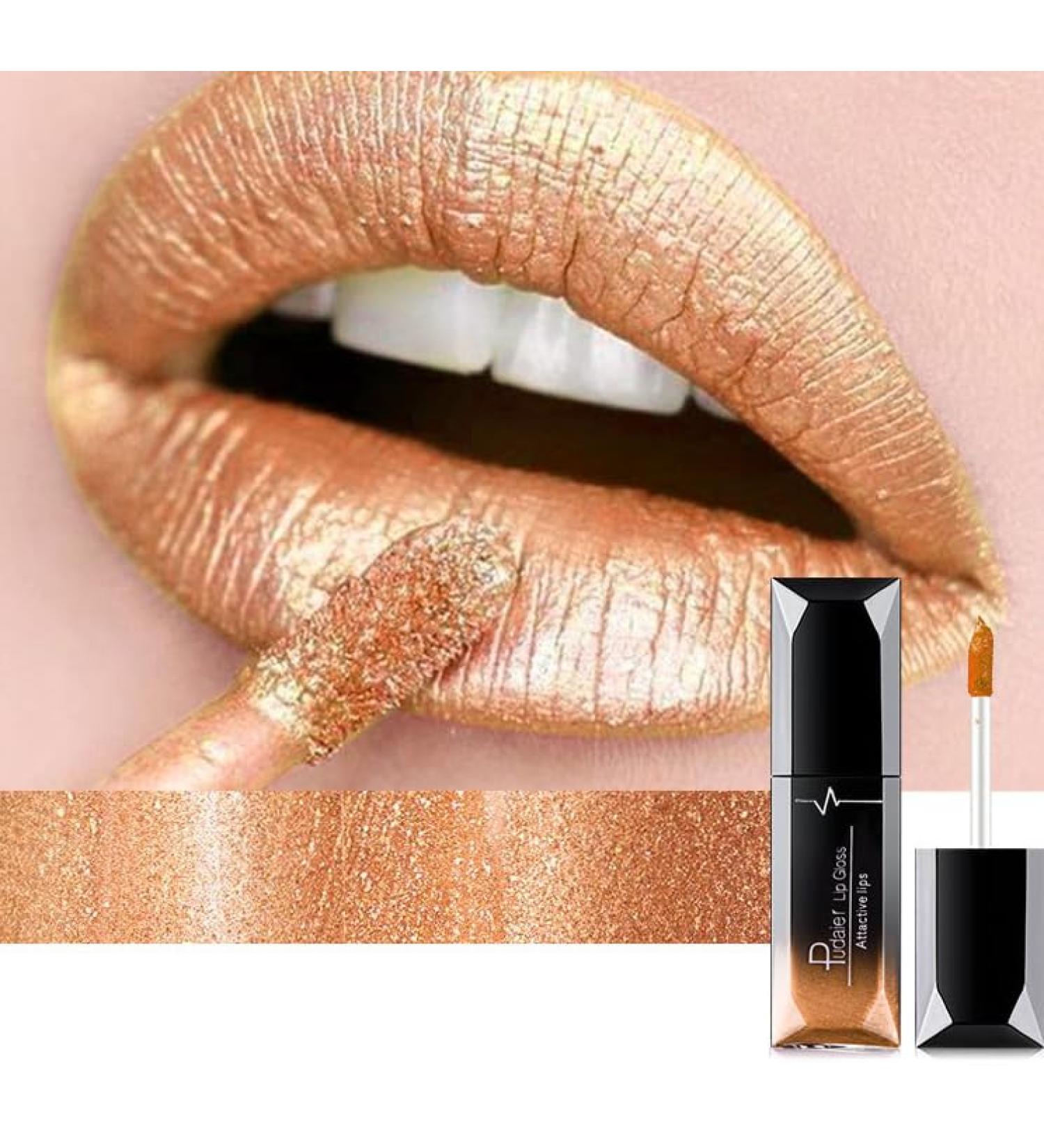 INTEROOKIE 21 Colors Matte Liquid Lipstick Lip Gloss Stain Resistant Non-Fade Lip Icing (18#) - Buy Online on GoSupps.com