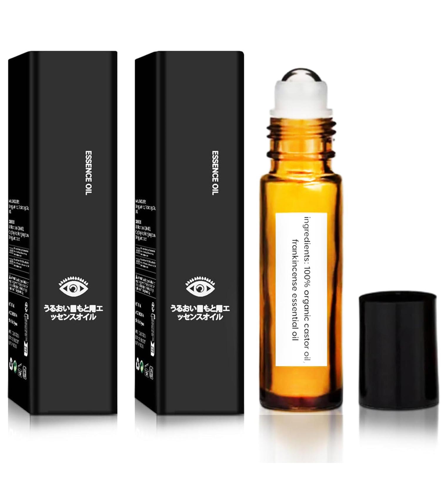Time Eraser Rollerball with Castor Oil & Frankincense - Anti-Wrinkle Under Eye Serum (2 Pcs) | Reduce Fine Lines & Dark Circles - Buy Online on GoSupps.com