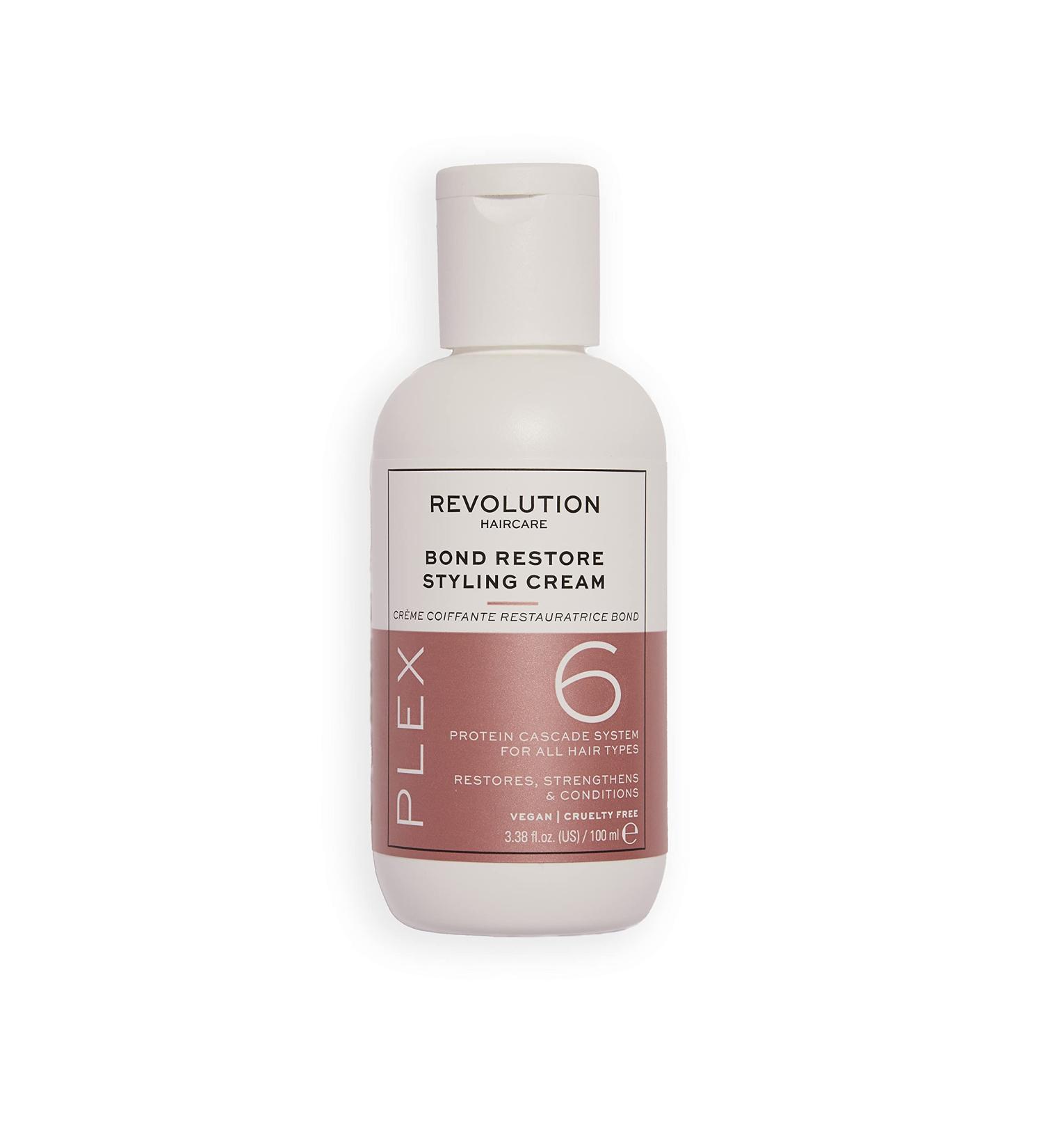 Revolution Beauty London Plex 6 Bond Restore Styling Cream 100ml - Hydrating & Nourishing for All Hair Types - Buy Online on GoSupps.com