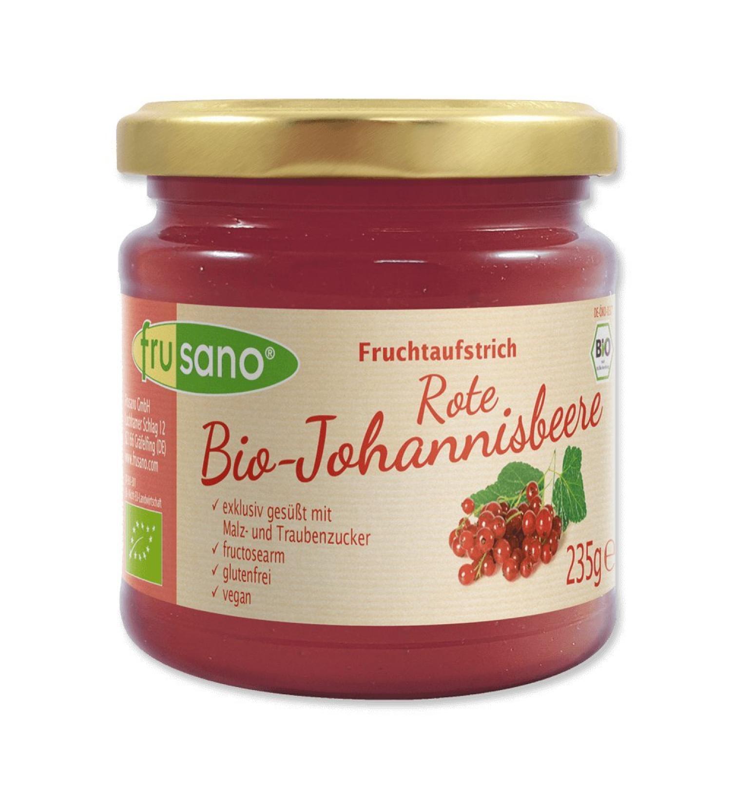 Frusano Frusano Pack of 3 organic blackcurrant spreads (3 x 235 g)