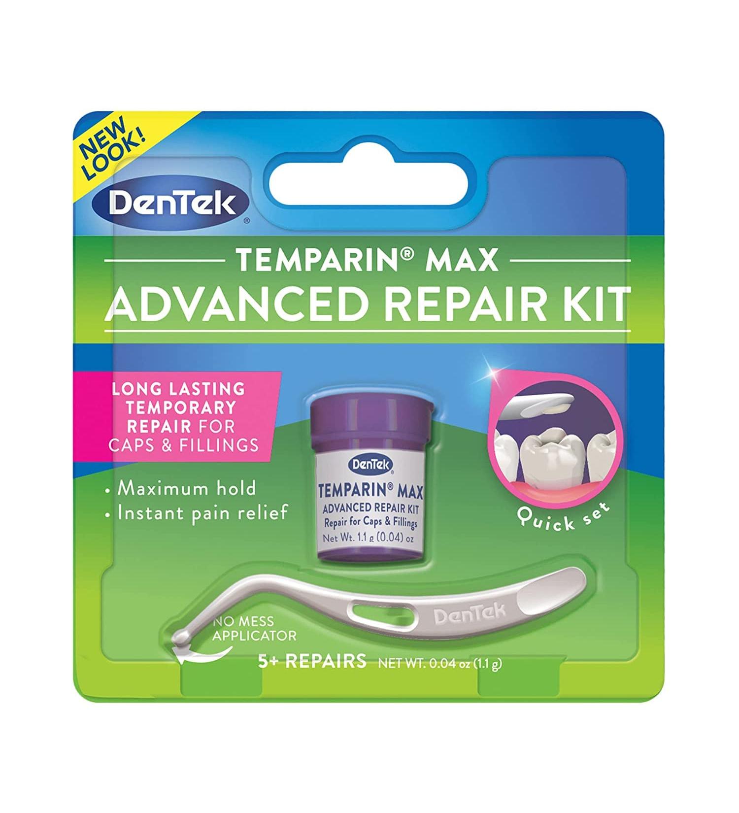 DenTek Temparin Max Caps & Fillings Repair Kit - Pack of 4 (0.0733 oz) - Buy Online on GoSupps.com