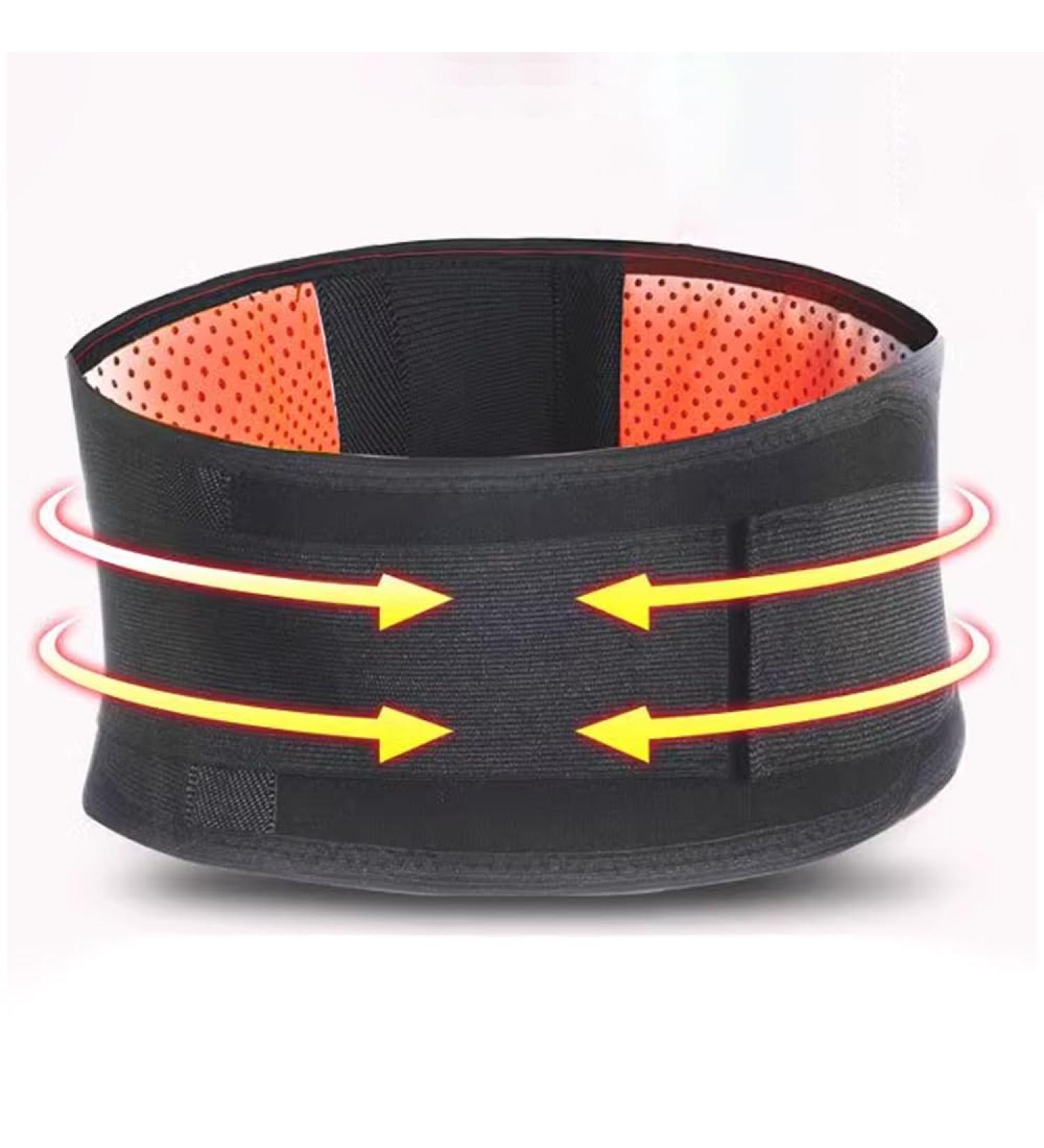 Magnetic Self-Heating Lower Back Support Belt for Women & Men Lumbar Support Pain Relief Back Brace - Buy Online on GoSupps.com