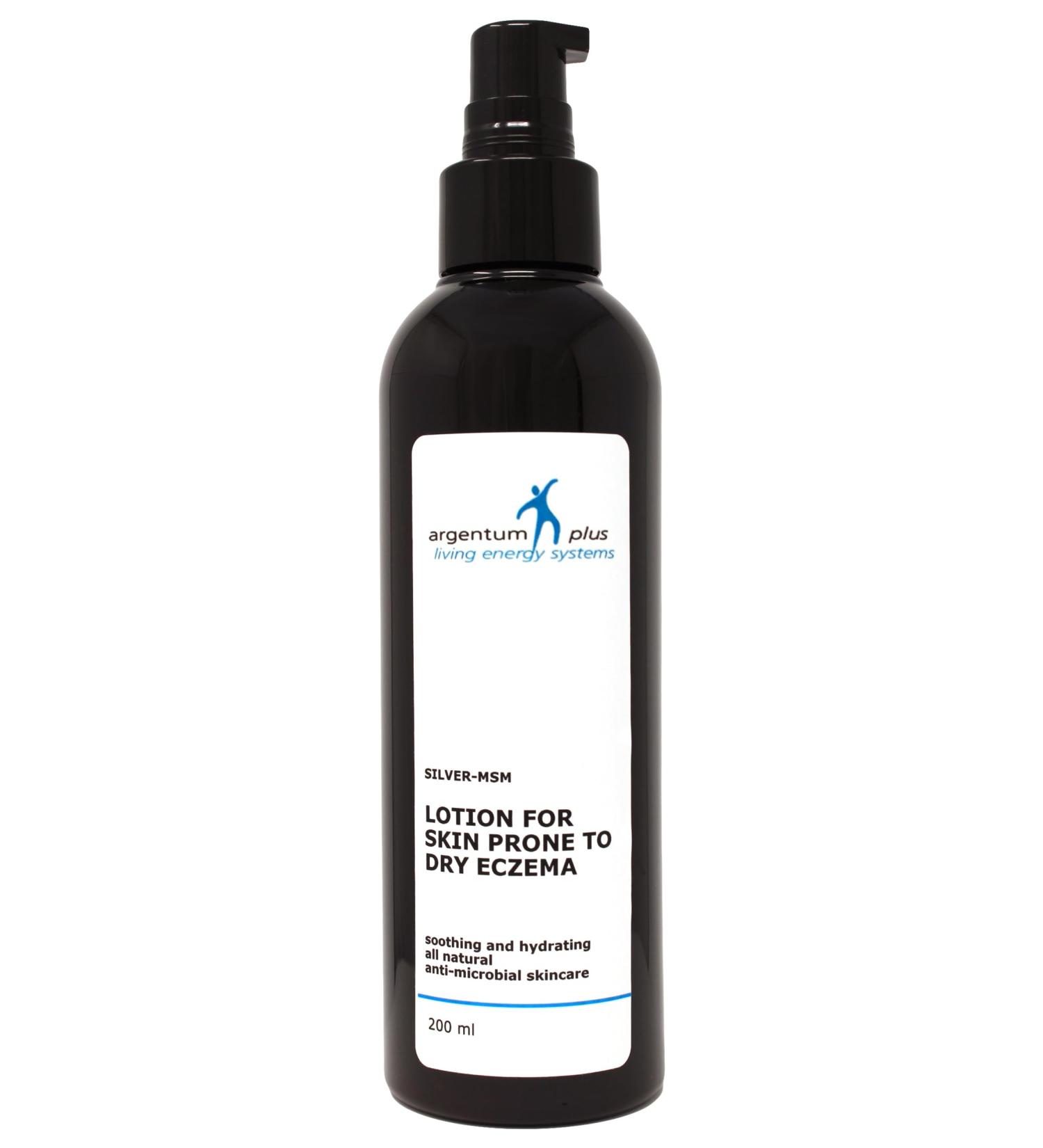 Argentum Plus Silver-MSM Lotion 200ml for Dry Eczema Prone Skin - Non-Fragranced - Buy Online on GoSupps.com