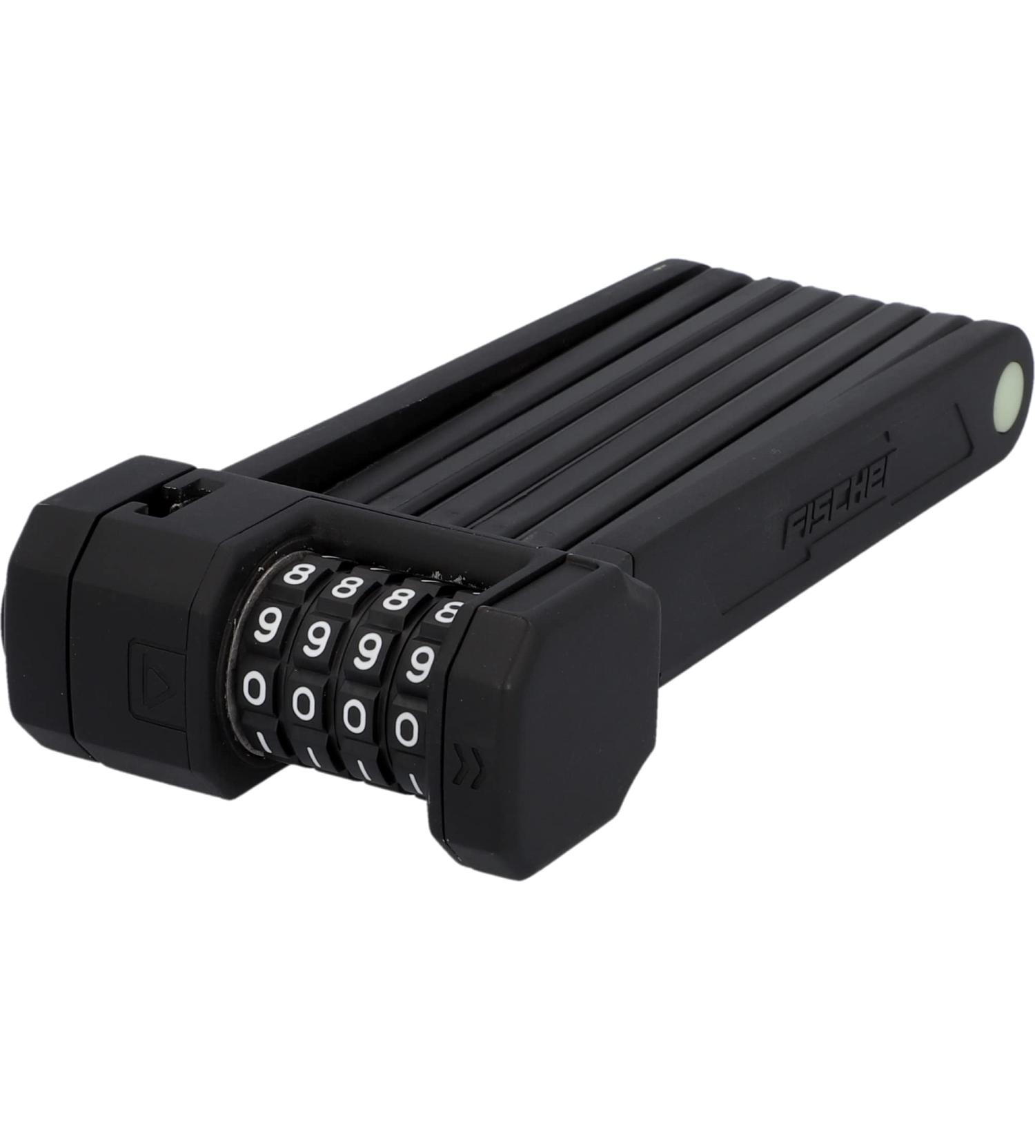 FISCHER BIKE PROTEC FN110 Folding Lock - Secure Black Bicycle Lock for International Shipping - Buy Online on GoSupps.com