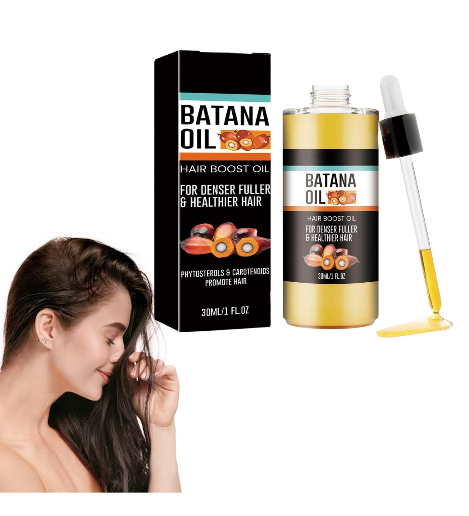 Batana Oil for Hair Growth Organic Batana Oil for Healthy Hair Natural Batana Oil Enhances Hair & Skin Radiance Hair Growth Oil for Stronger Thicker Leaves Your Hair Smoother Oil (Black-Hair Oil) - Buy Online on GoSupps.com