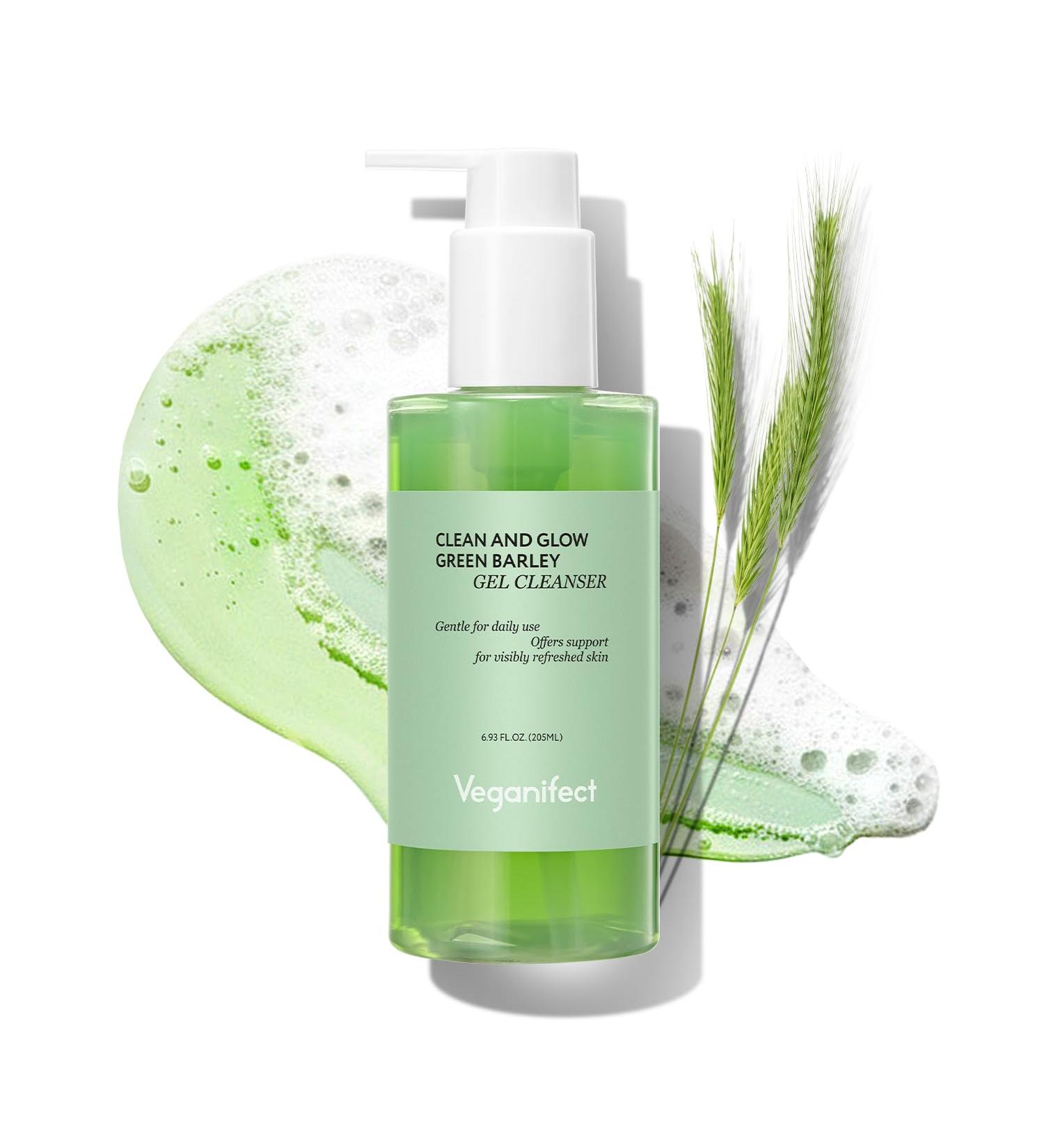 VEGANIFECT Hydrating Gel Face Wash Citric Acid + LHA + Glycerin + Beta Glucan Gentle Cleanser Oil Free Sensitive Skin Dehydrated Skin Korean Skin Care Big Size (205ml/6.93 fl oz) - Buy Online on GoSupps.com