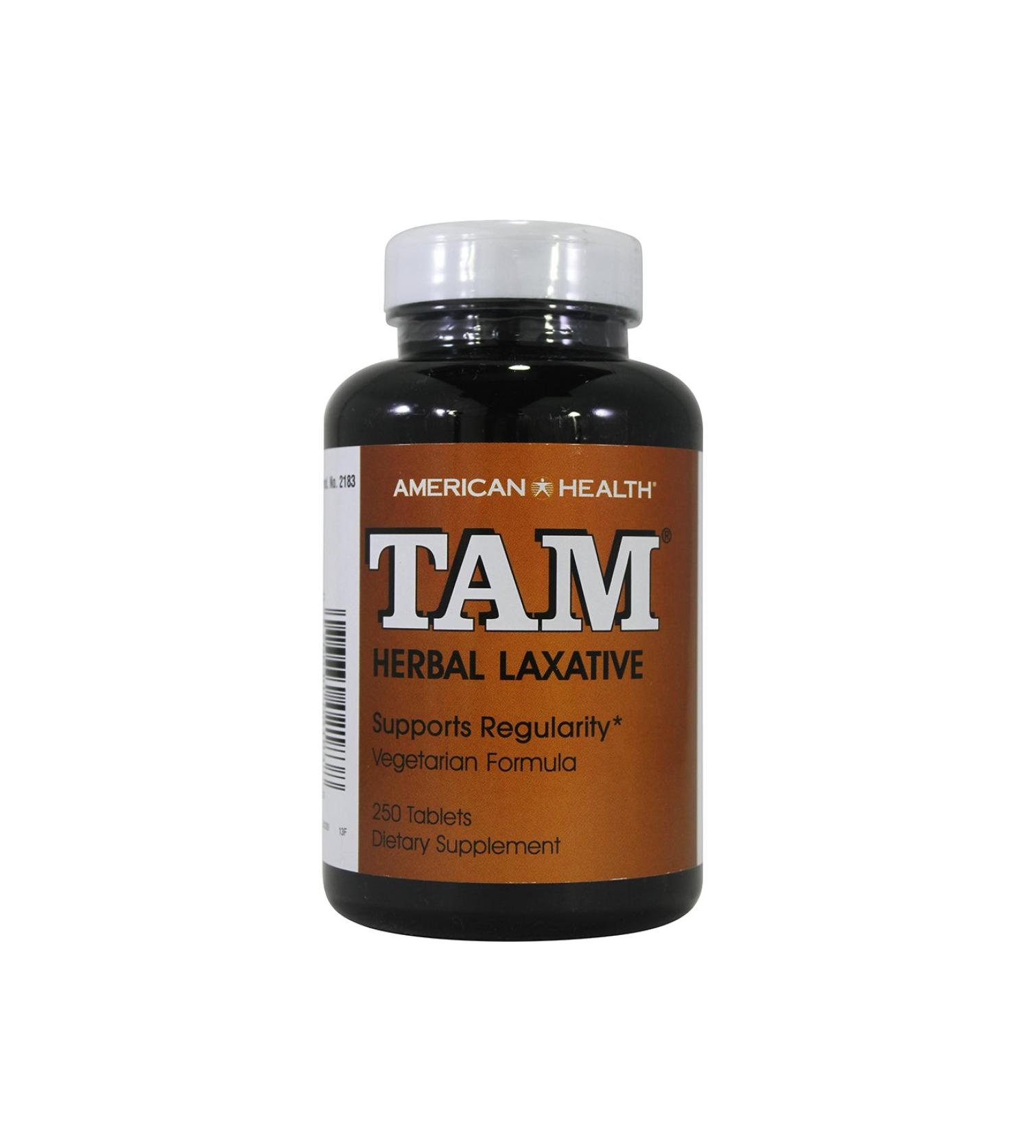 American Health: Tam Herbal Laxative 250 tabs (4 Pack) - Buy Online on GoSupps.com