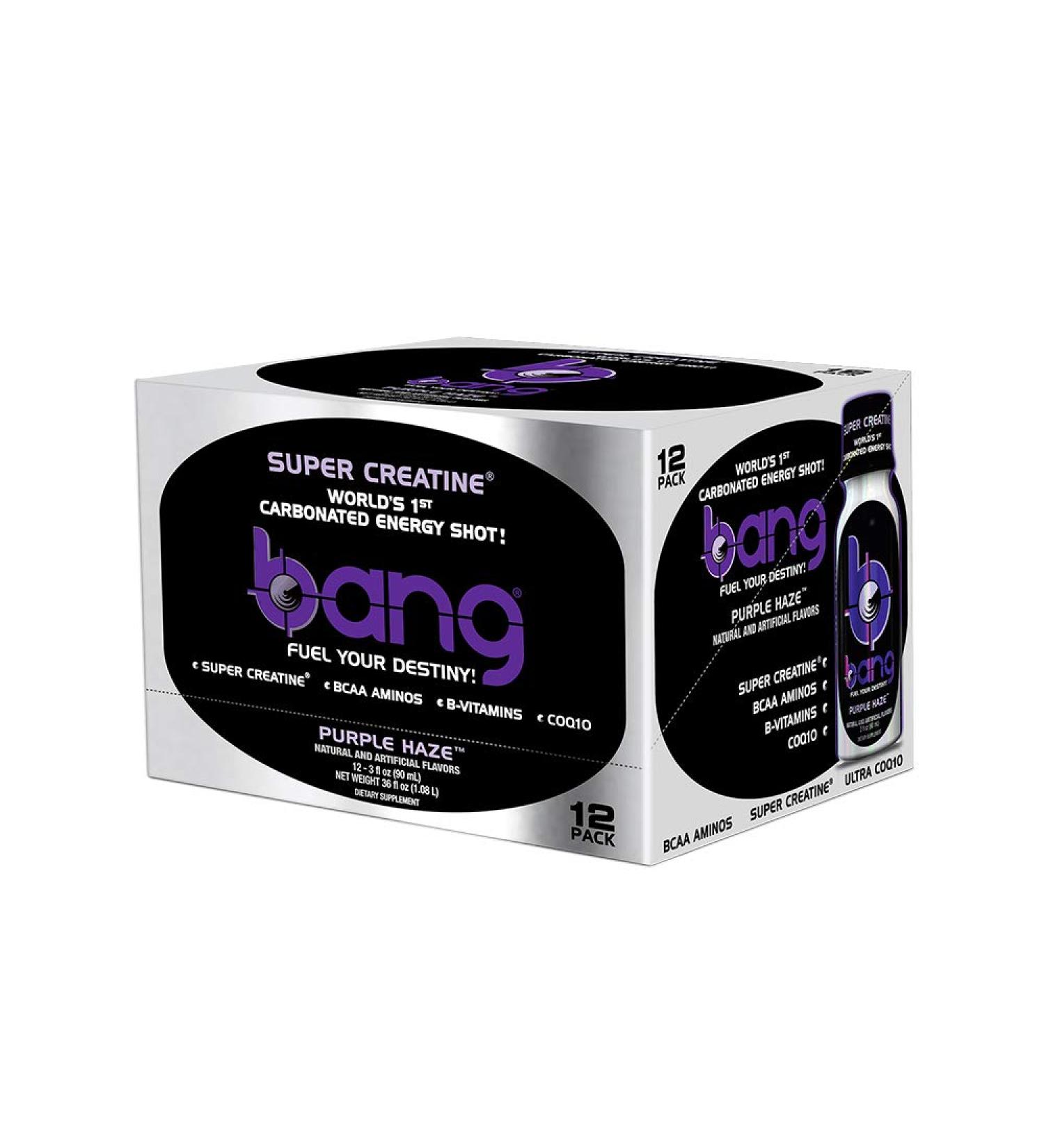 VPX Bang Energy Shots Purple Haze 24 Pack - Buy Online - Buy Online on GoSupps.com
