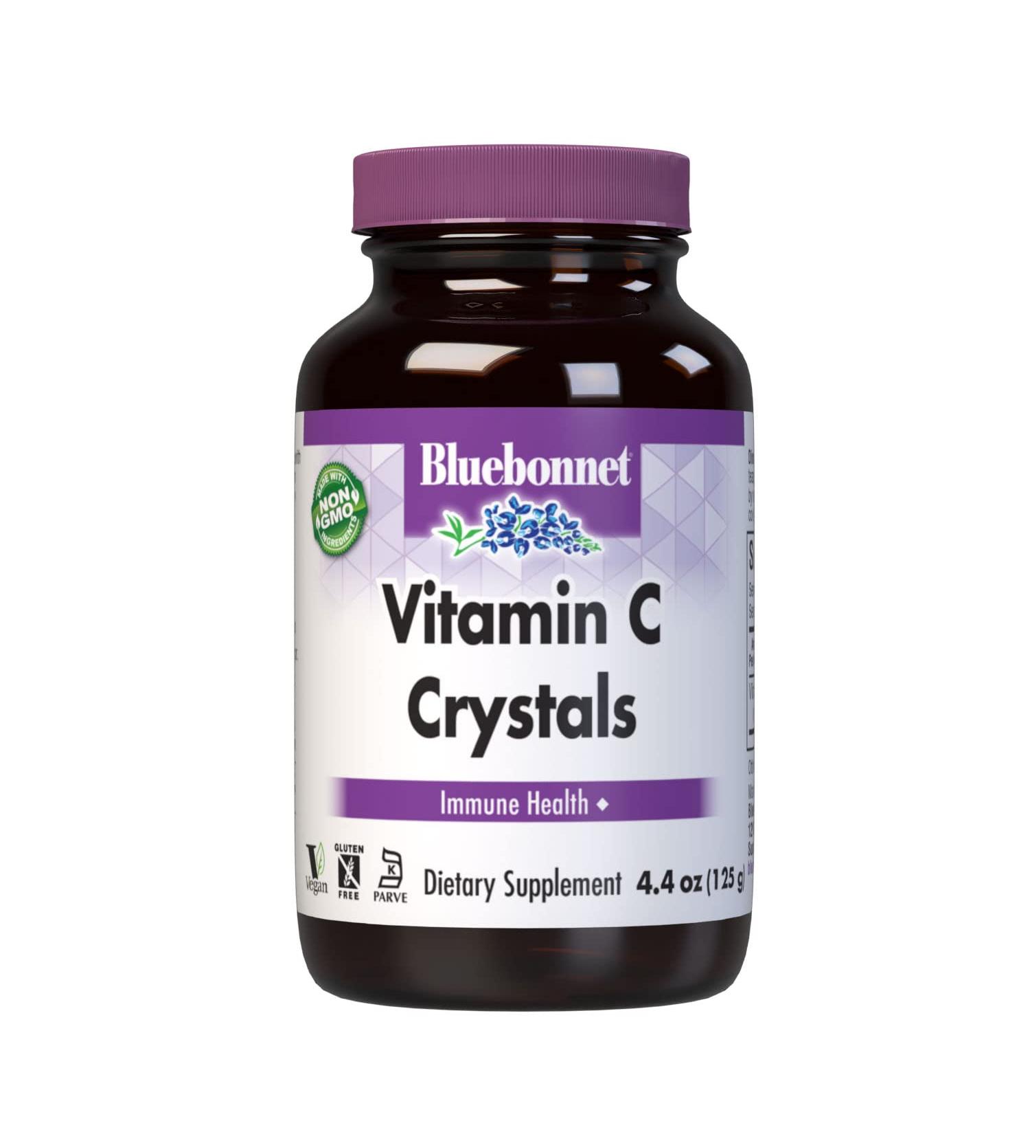 Bluebonnet Nutrition Vitamin C Crystals for Immune Health - Antioxidant Protection - 4.4 oz (125 g) - Buy Online on GoSupps.com
