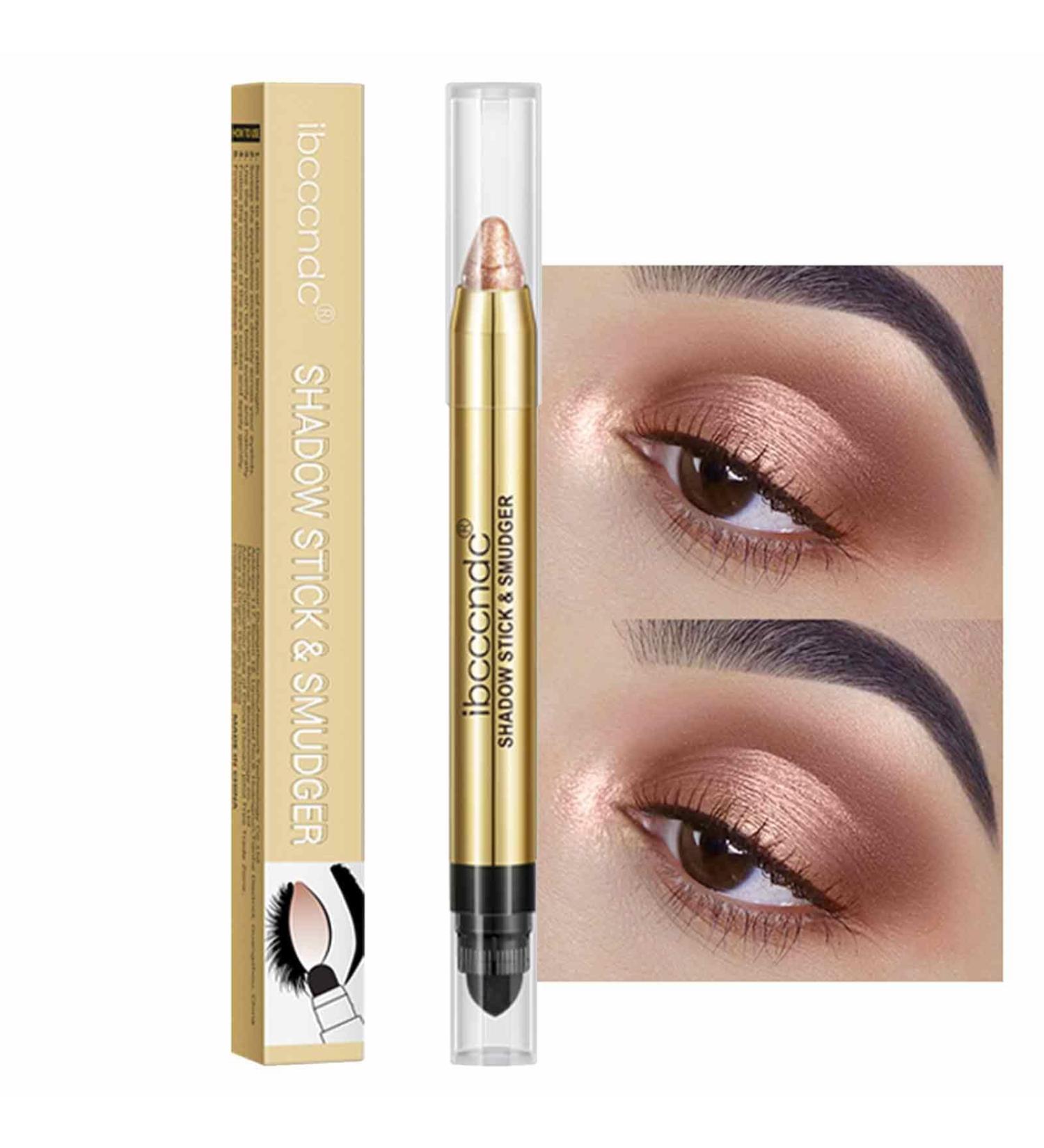 Shadow Pencil 2-end Natural Waterproof Eyeshadow Stick - Smudge-Proof Eyeshadow Stick Shimmer Makeup Tool Eyeshadow Makeup for Women Girls 3# - Buy Online on GoSupps.com