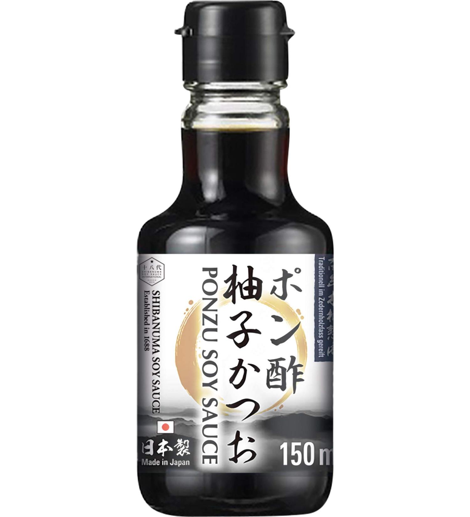 Shibanuma Ponzu Sauce - Yuzu Soy Sauce from Japan - Low Sodium - 150ml | Buy Online Internationally - Buy Online on GoSupps.com