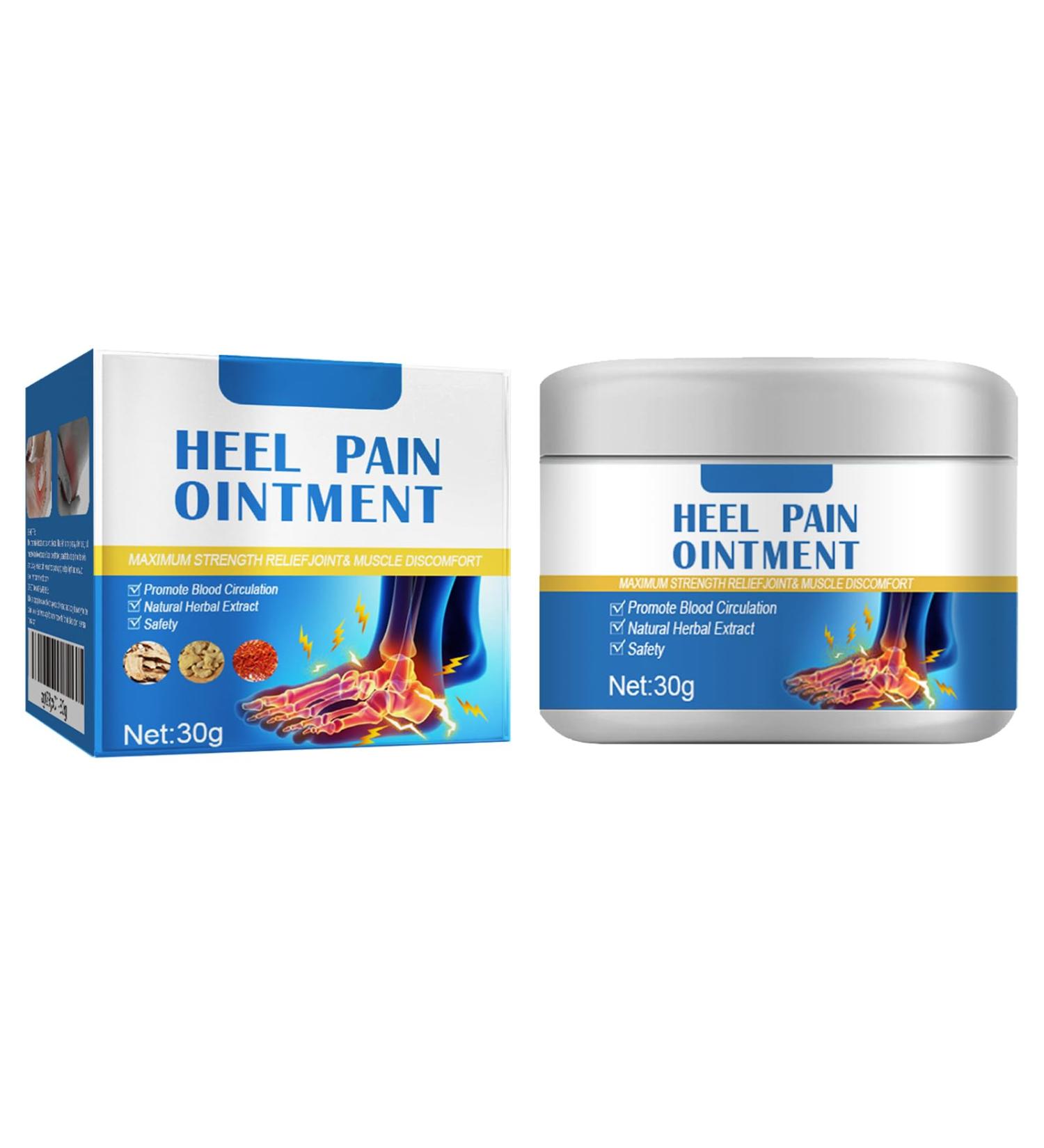 Cr me Pour Talons Cr me Anti- peron Calcan enne Pommade Apaisante pour Talons Cr me pour les Pieds Heel Pain Ointment Cr me Soulagement de la Douleur au Pied 30G - Buy Online on GoSupps.com