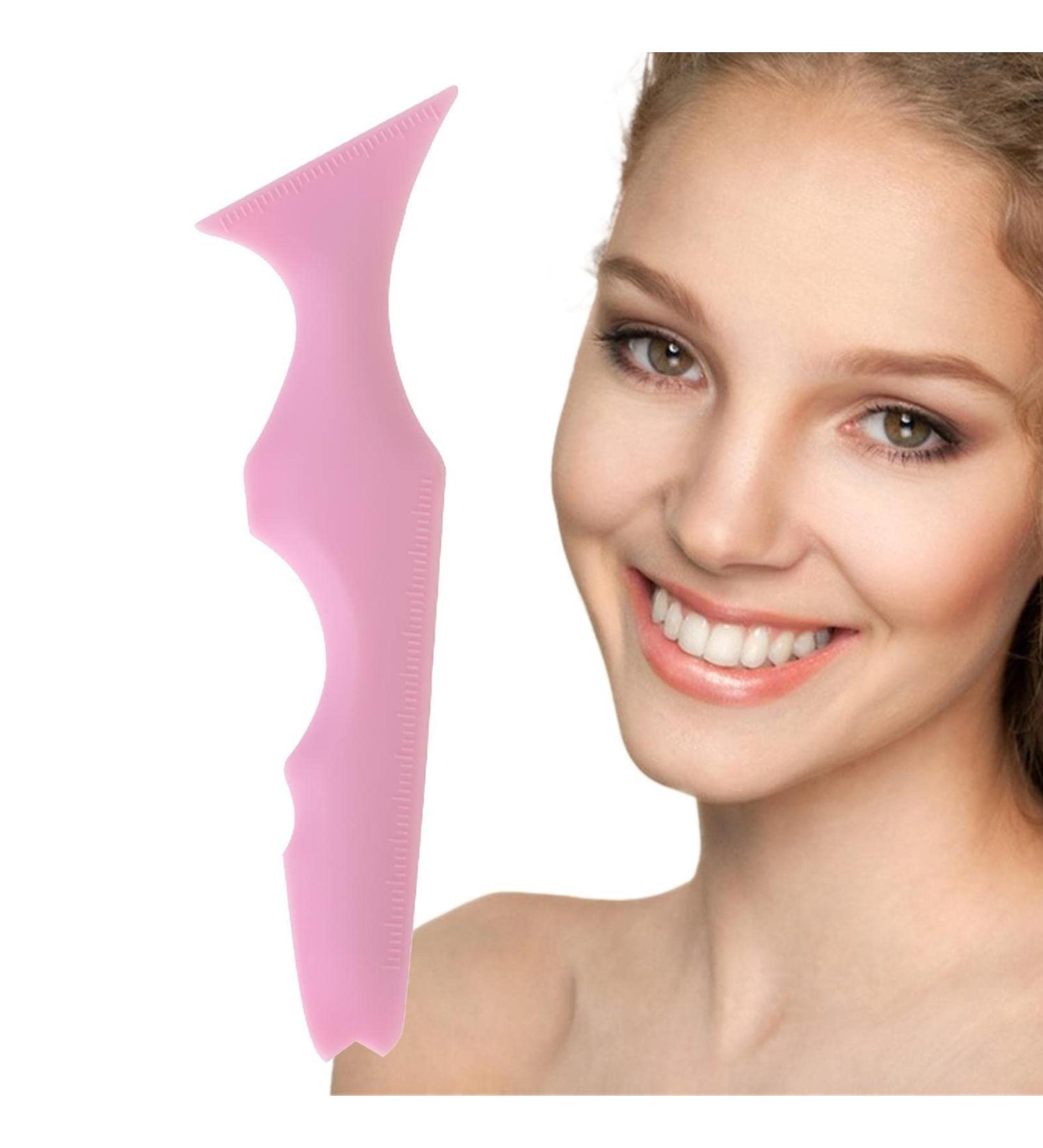 Eyeliner Stencils Silicone Beauty Ruler Multi-Purpose Eye Makeup Tool For Winged Eyeliner Reusable Eyeliner Stencils Tool For Girls & Women - Buy Online on GoSupps.com