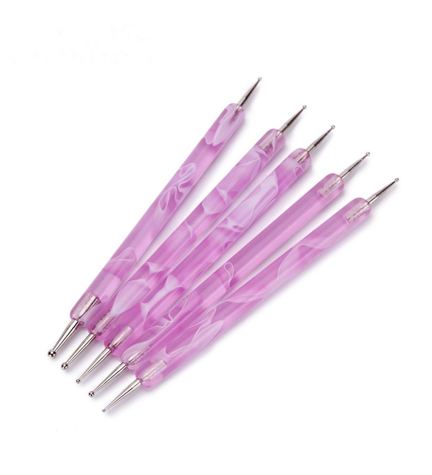 Artlalic 5 X 2 Dotting Way Nail Art Swirl Set for Marbling