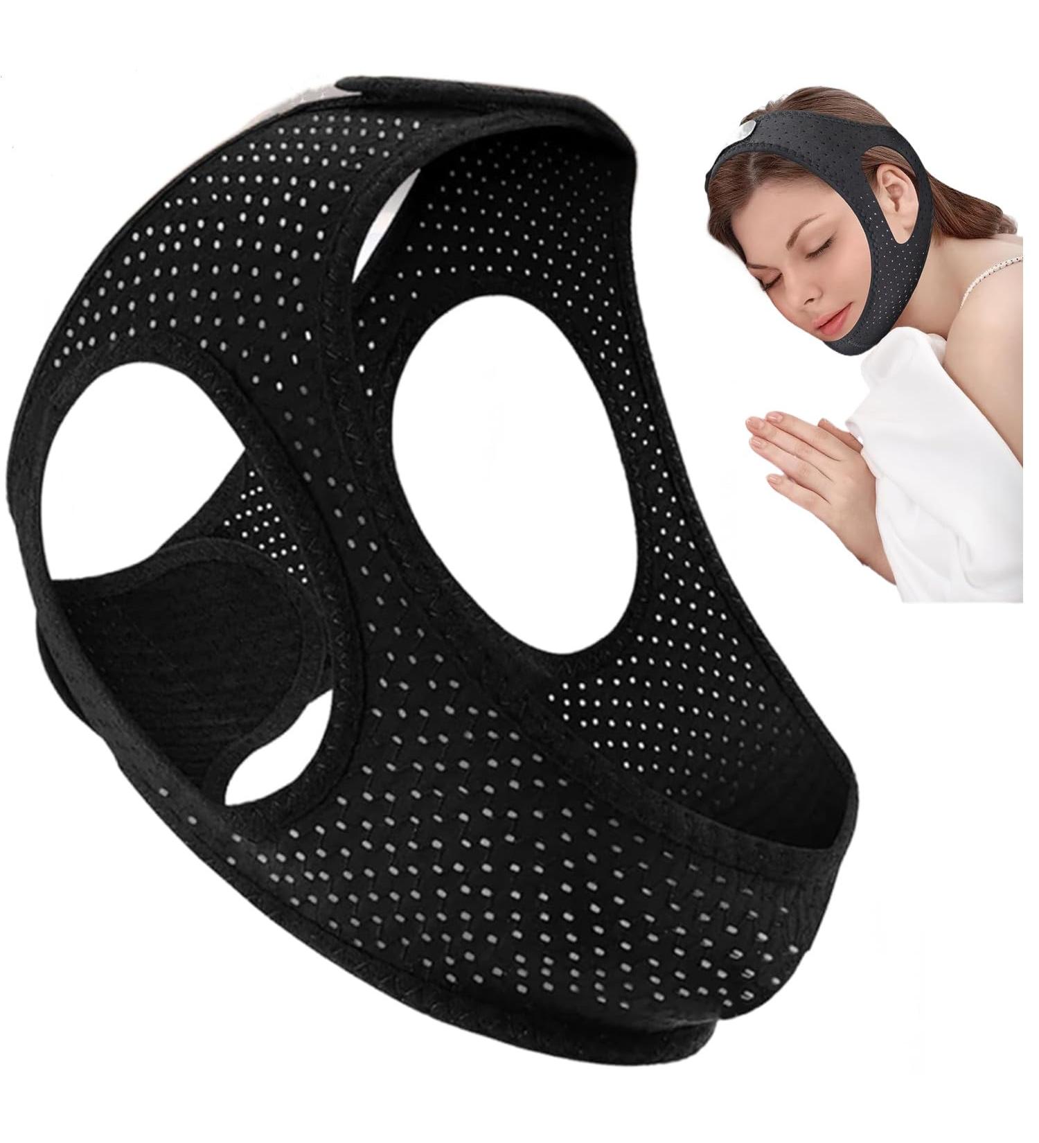 Anti Snoring Chin Strap for CPAP Users | Snore Reduction Solution | Comfortable & Skin-Friendly Elastic Compression Device - Buy Online on GoSupps.com