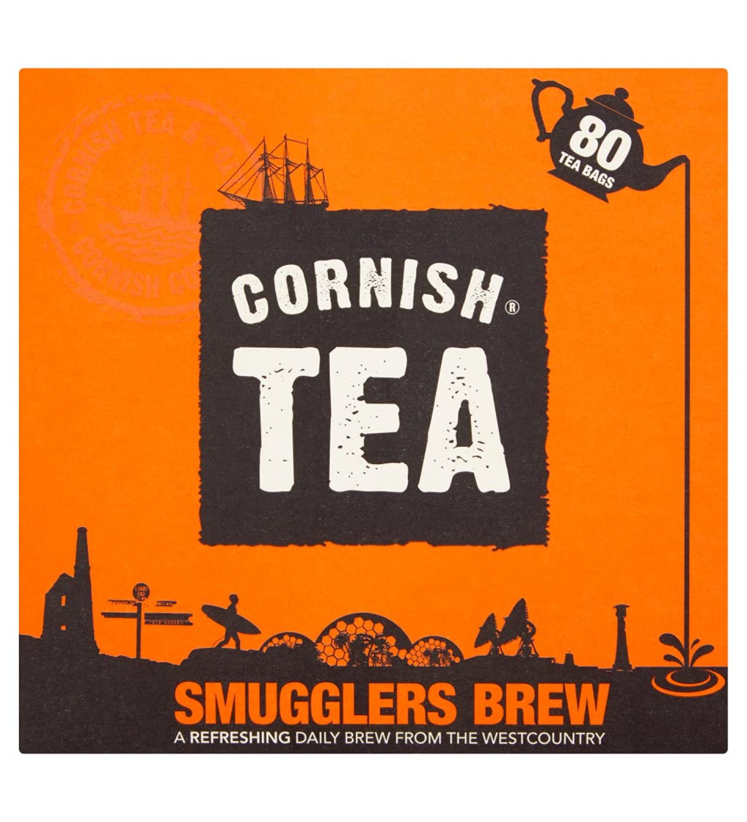 Cornish Tea Company Ltd Smugglers Brew 80 Tea Bags 250g
