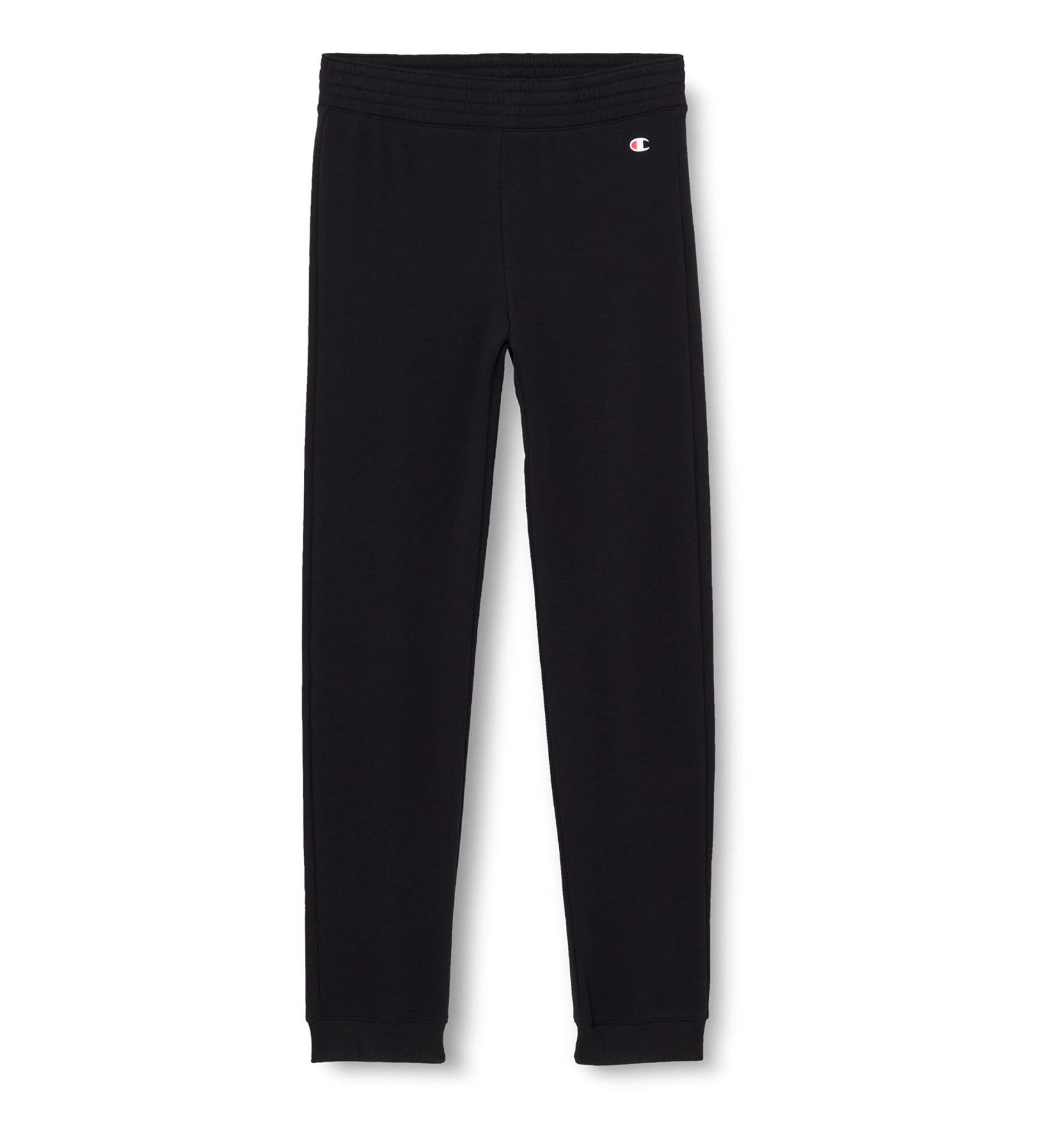 Champion Girls American Classics C-Logo Rib Cuff Track Pants - Black | 3-4 Years | International Shipping Available - Buy Online on GoSupps.com
