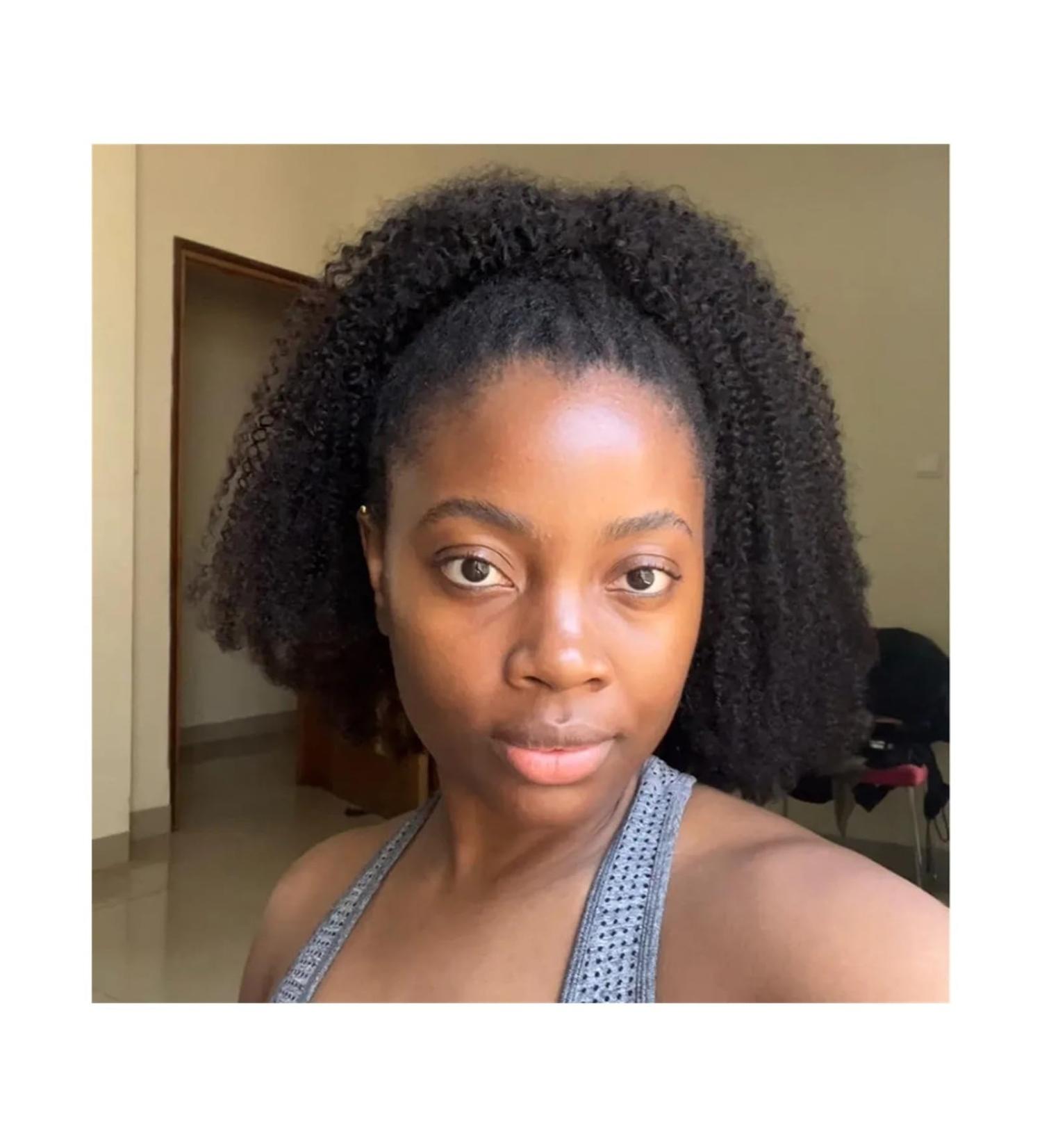 Ponytail Extension Drawstring Ponytail Afro Kinky Curly Ponytails Extensions for Black Women 12-26" Human Hair Ponytail Hairpiece Clip In Afro Remy Hair Extensions Ponytail Hair Extension (Color : A 24Inch 150g Afro Kinky Curly - Buy Online on GoSupps.com