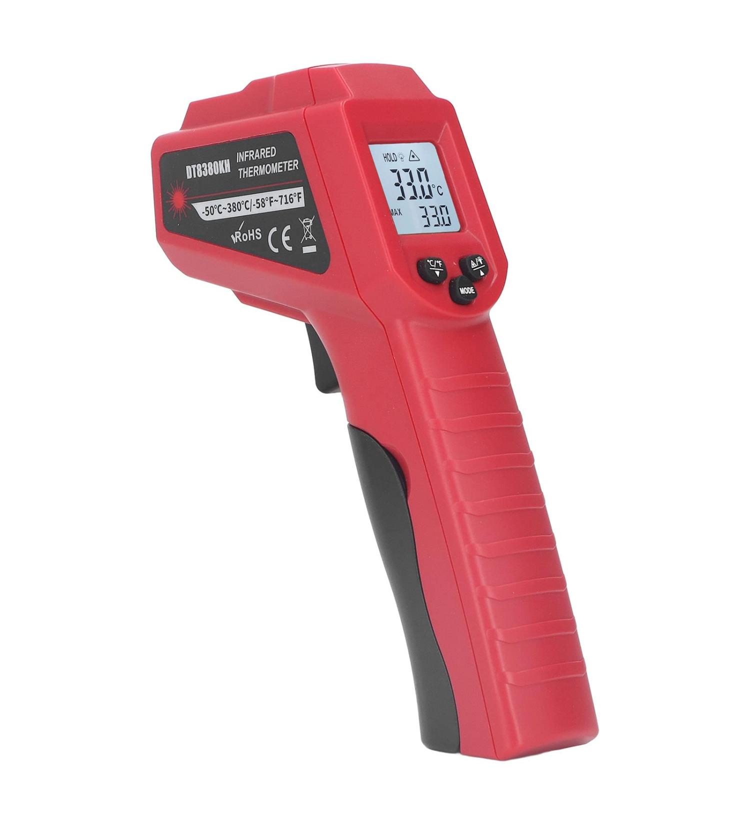Infrared Thermometer - No Contact Temperature Meter with Backlit LCD for Food Processing - Buy Online on GoSupps.com