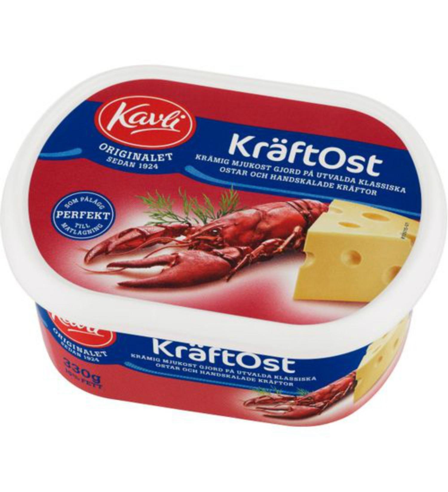 Krafttost 330g Kavli Cheese spread with lobster meat 330g