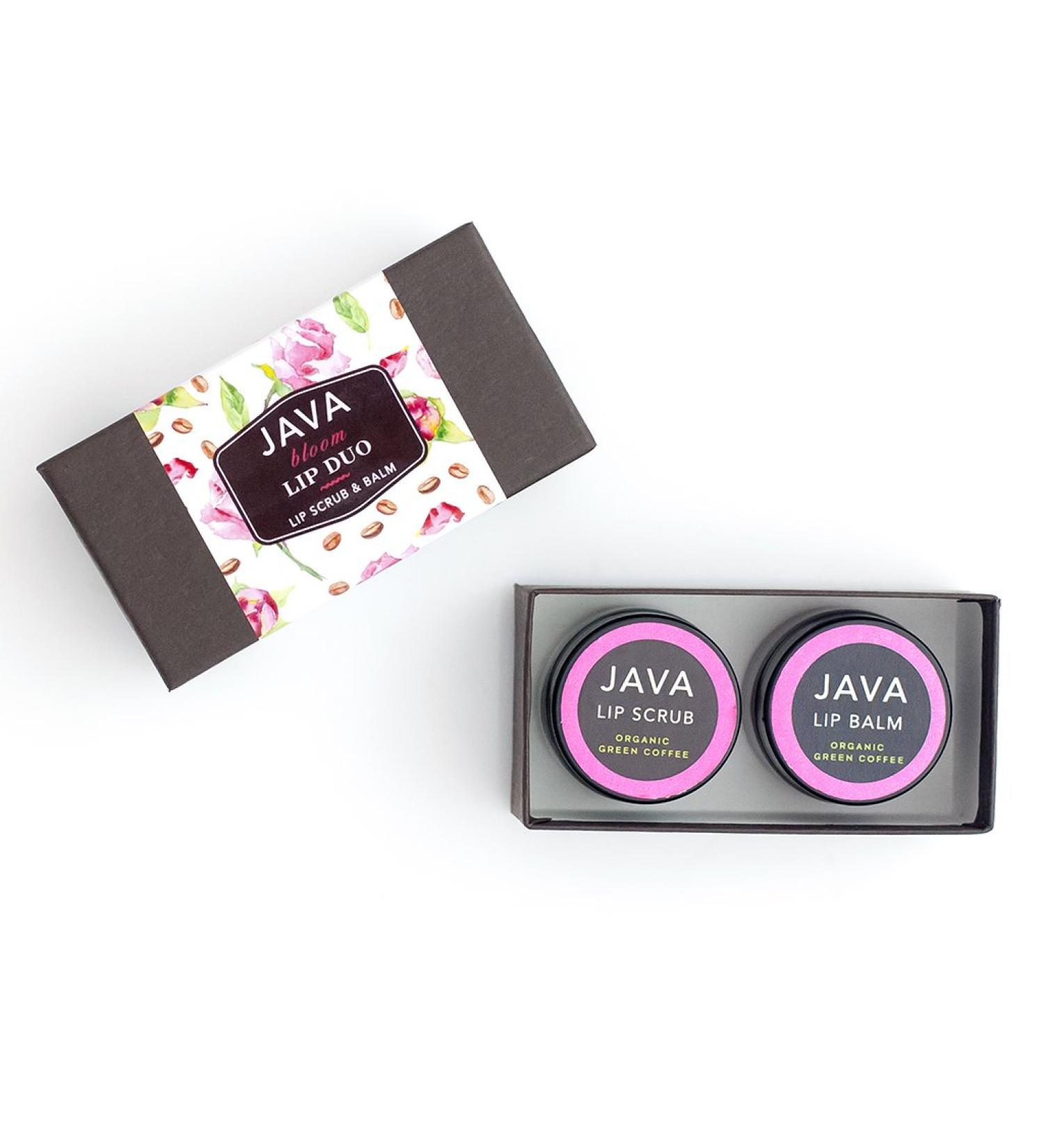 Truly Bloom Lip Scrub & Balm Duo - Exfoliating Coffee & Rose Lip Care | International Shipping - Buy Online on GoSupps.com