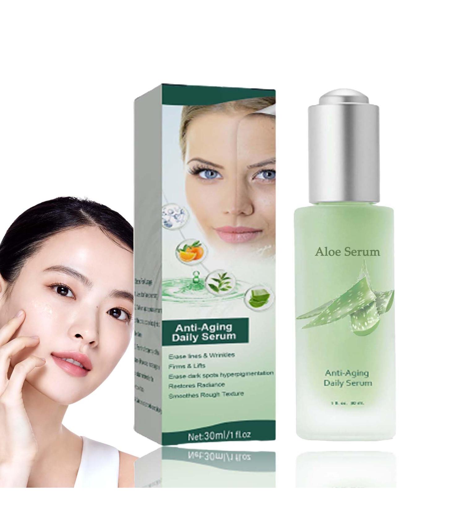 Tongyend Vitamin C Hydrating Serum - Anti-Aging Collagen Serum for Brighter Smoother Skin - Cleanse Pores & Reduce Dark Spots - Suitable for All Skin Types - Buy Online on GoSupps.com