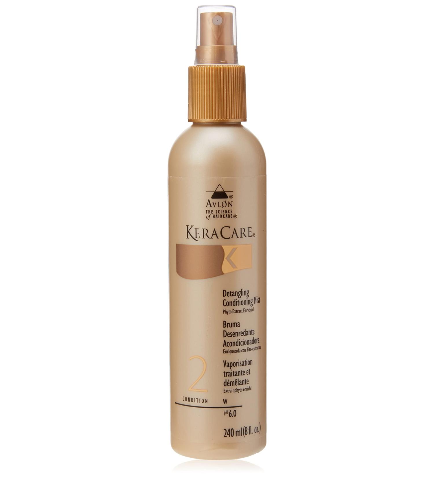 KeraCare Avlon Detangling Conditioning Mist 8 fl. oz. (240 ml) - Smooth & Untangle Hair Effortlessly - Buy Online on GoSupps.com