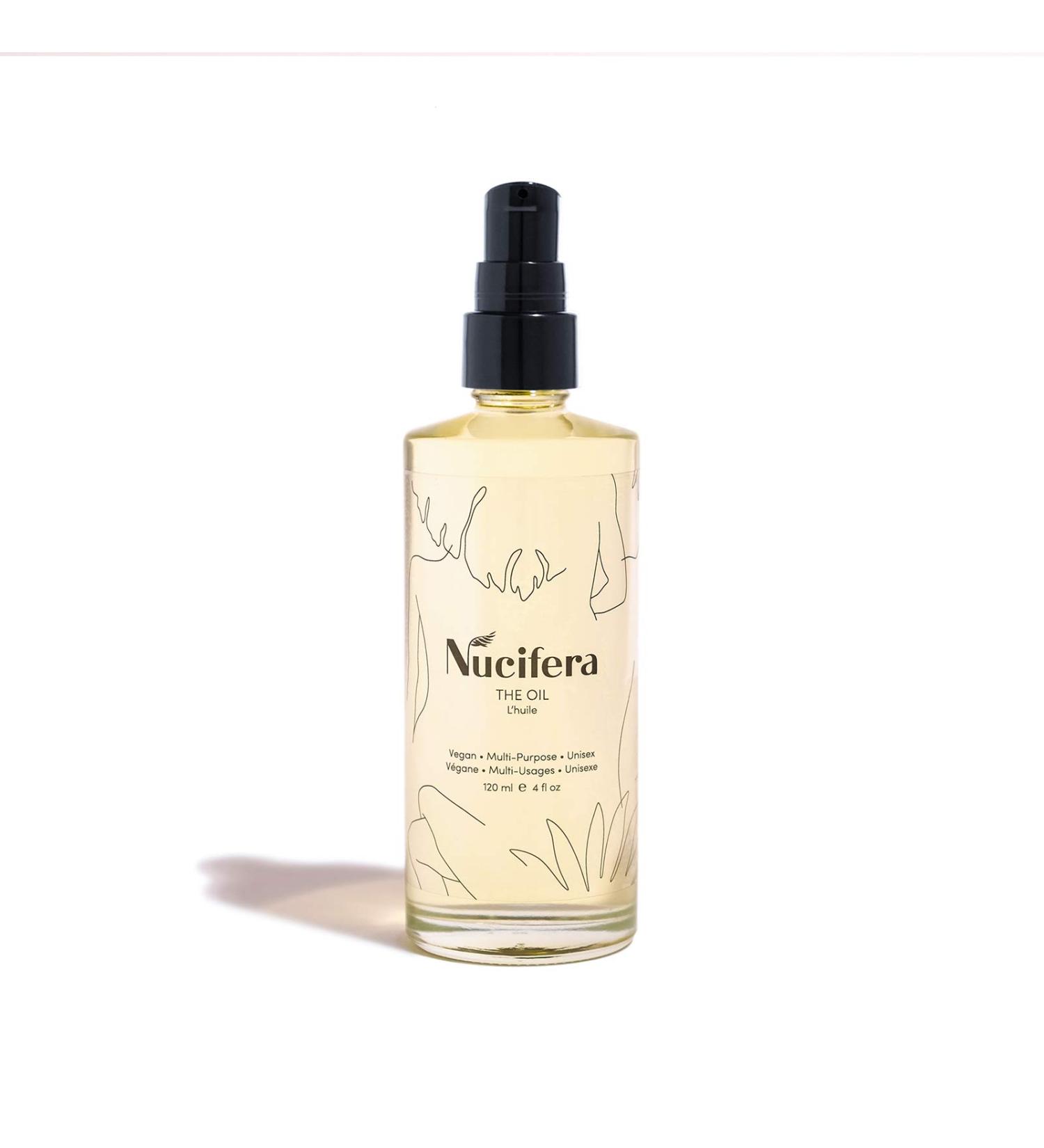 Nucifera The Oil - All Natural Multi-Purpose Skincare for Face Body Hair & Pregnancy - 4oz Cruelty Free Moisturizer - Buy Online on GoSupps.com