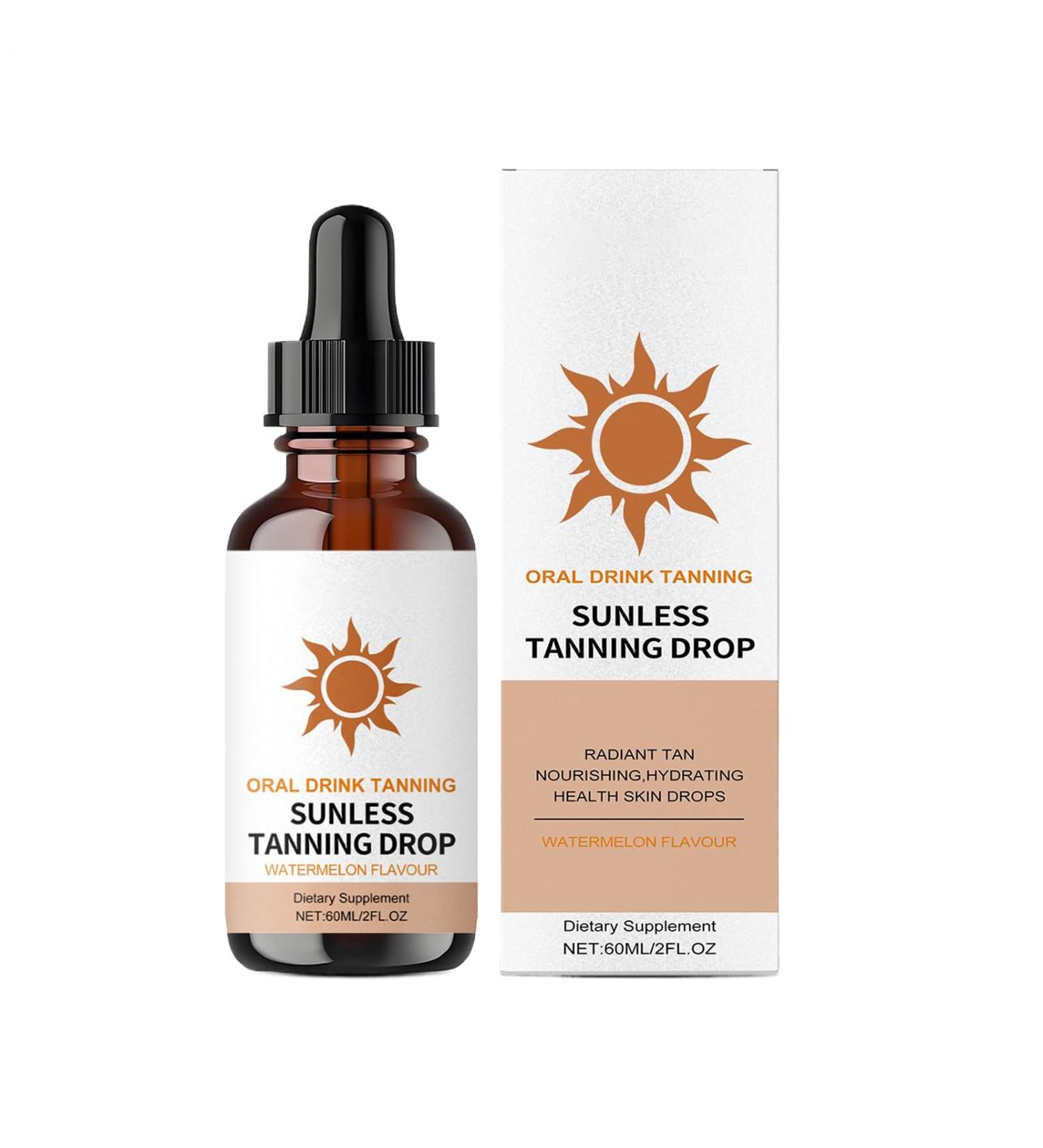 YNPQTDS Selftanning Lotion 60ml Intensive Tanning Drops Fastacting Tanner for Face and Body Daily Tanning Vacation Travel For Women and Men - Buy Online on GoSupps.com