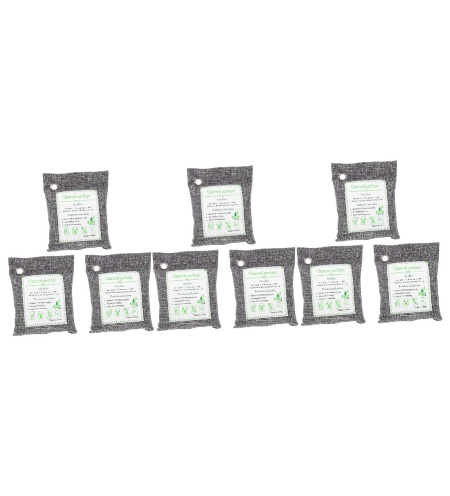 Minkissy 9 StK Coal Bag - Odorless Air Purification Bag for Shoes & Bags | Bamboo Carbon Freshener | Medium Size - 3pcs - Buy Online on GoSupps.com