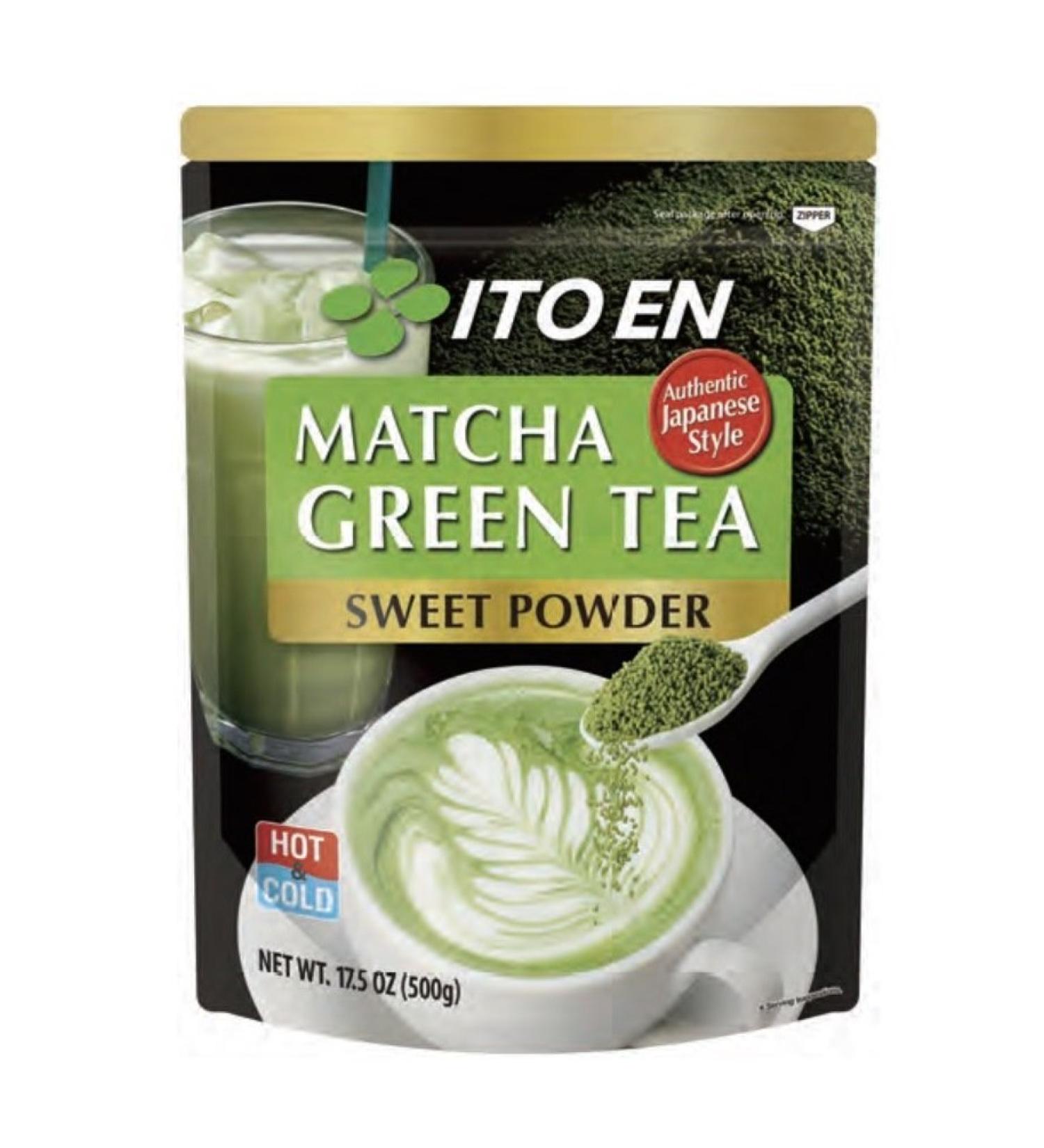 Ito En Matcha Green Tea Sweet Powder 17.5oz (1 Pack) - Sweetened Green Tea Powder - Buy Online on GoSupps.com