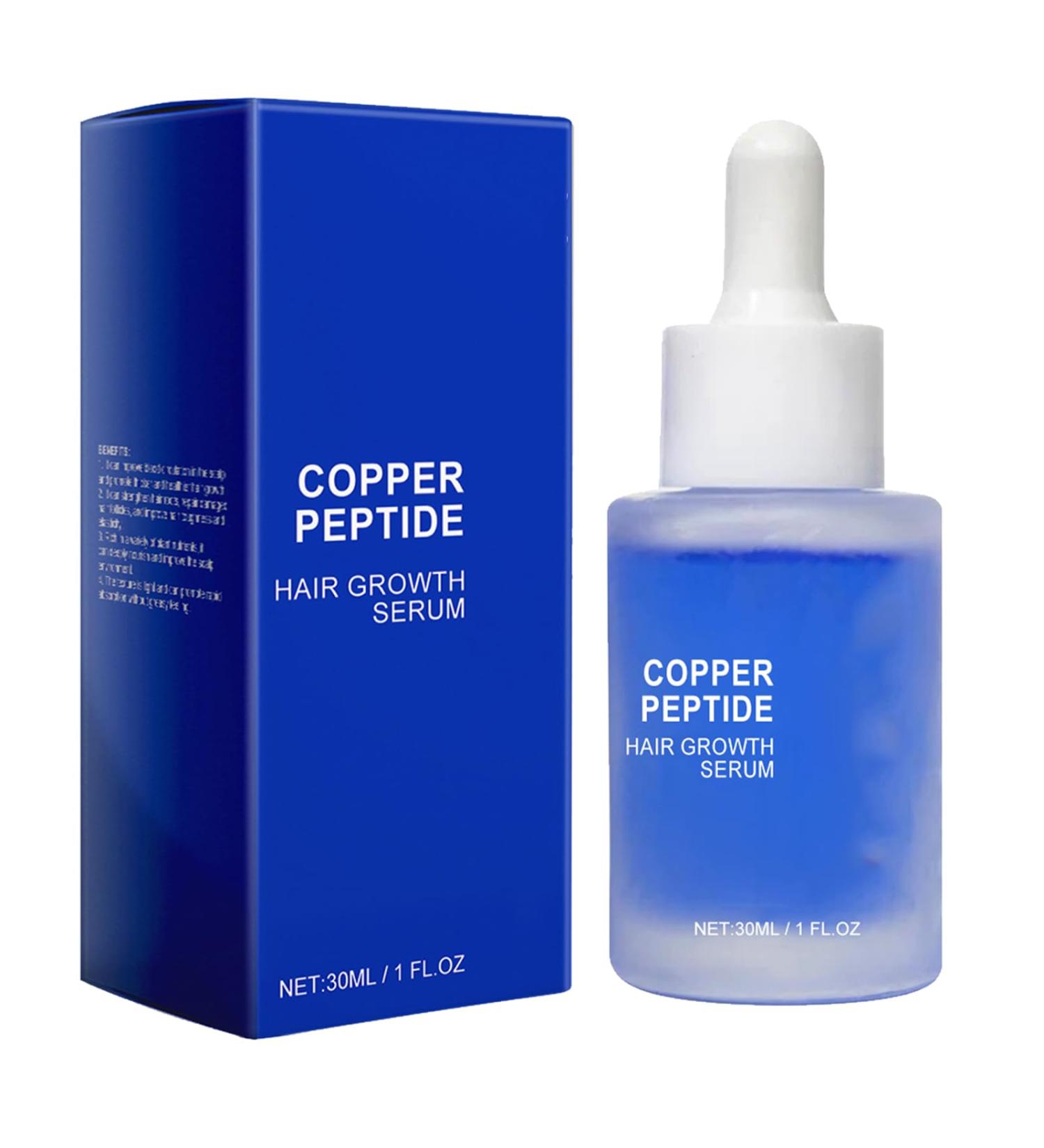 Copper Peptides for Hair Copper Peptide Hair Growth Serum Advanced Copper Peptide Hair Regrowth Serum Copper Peptide for Women Men Copper Peptide Serum for Hair Loss Copper Peptide Formula for Hair - Buy Online on GoSupps.com