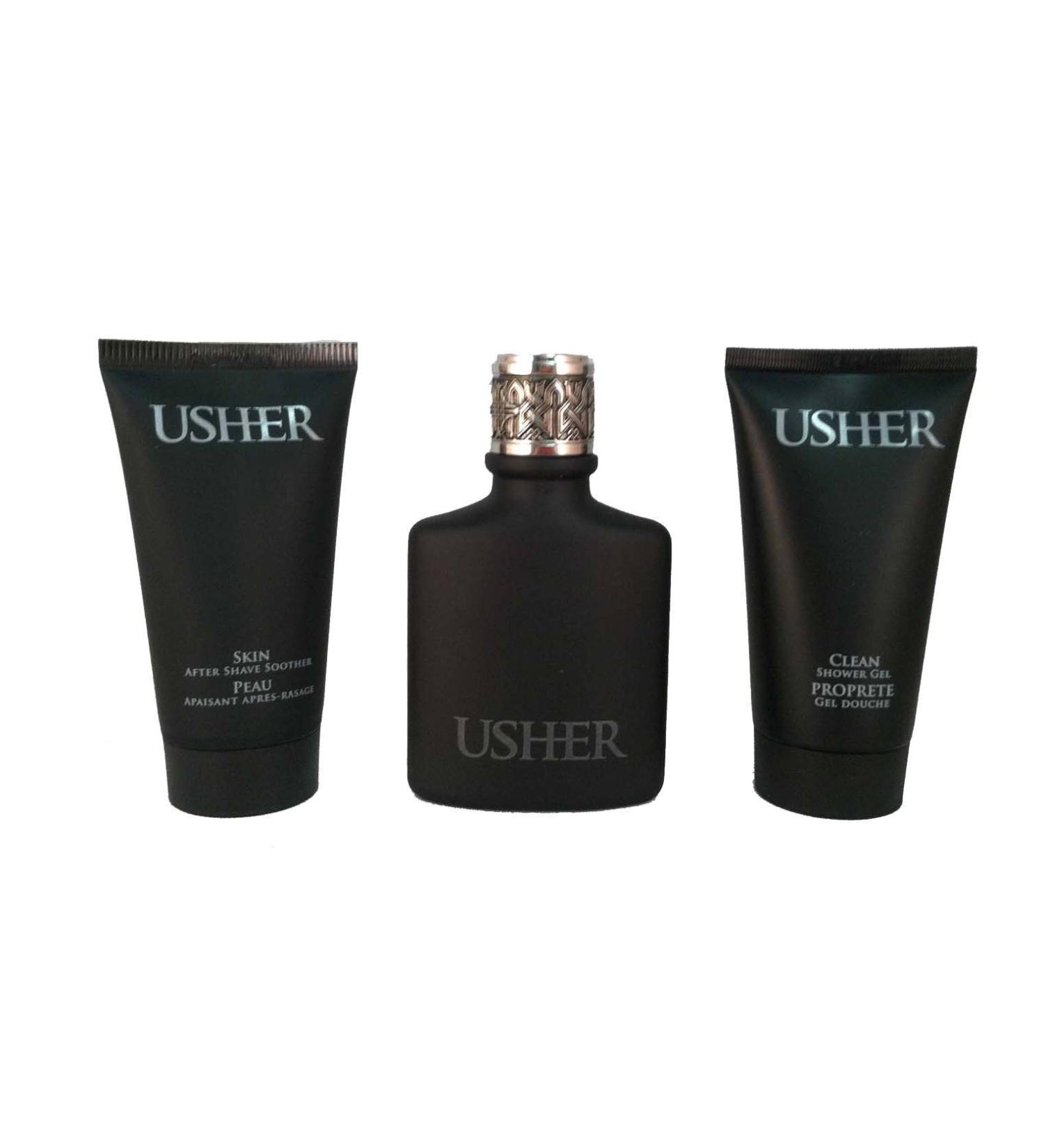 Usher 3 Piece Gift Set for Men 1.7 Ounce 1 Count (Pack of 1)