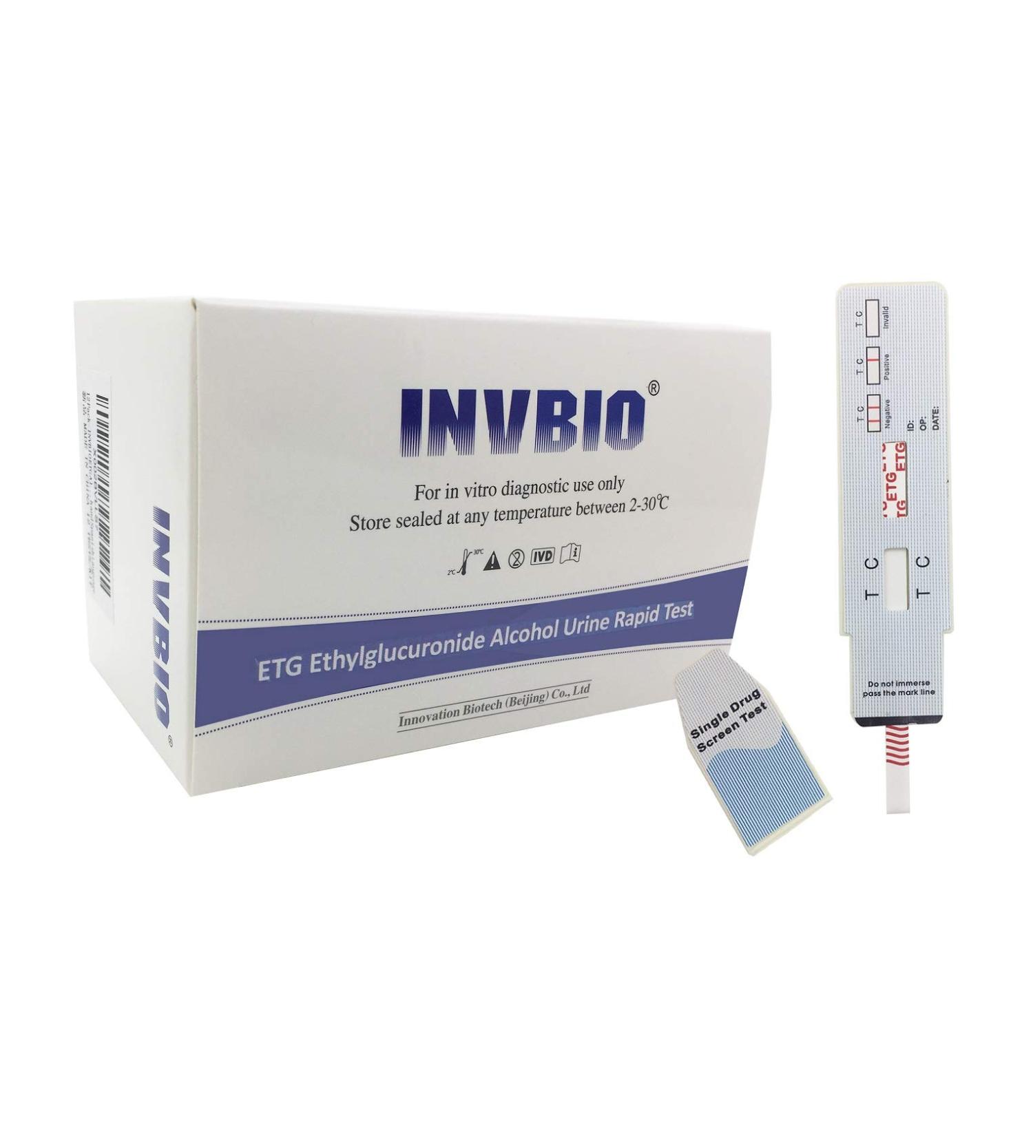 12 Pack ETG Alcohol Urine Test Strips - High Sensitivity & Accuracy (500 ng/ml Cut Off) - English & Spanish Instruction - Single Panel Dip Card Kit - Buy Online on GoSupps.com