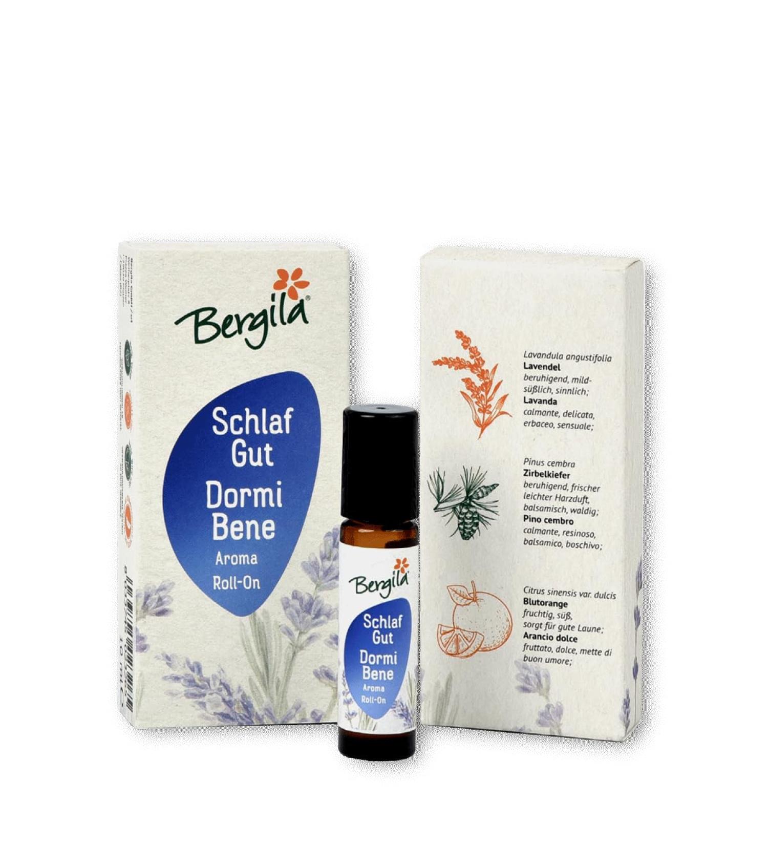 Buy Bergila Aroma Roll-On for Sleep 10ml Organic Essential Oils | 100% Natural & Certified Quality from South Tyrol - Buy Online on GoSupps.com