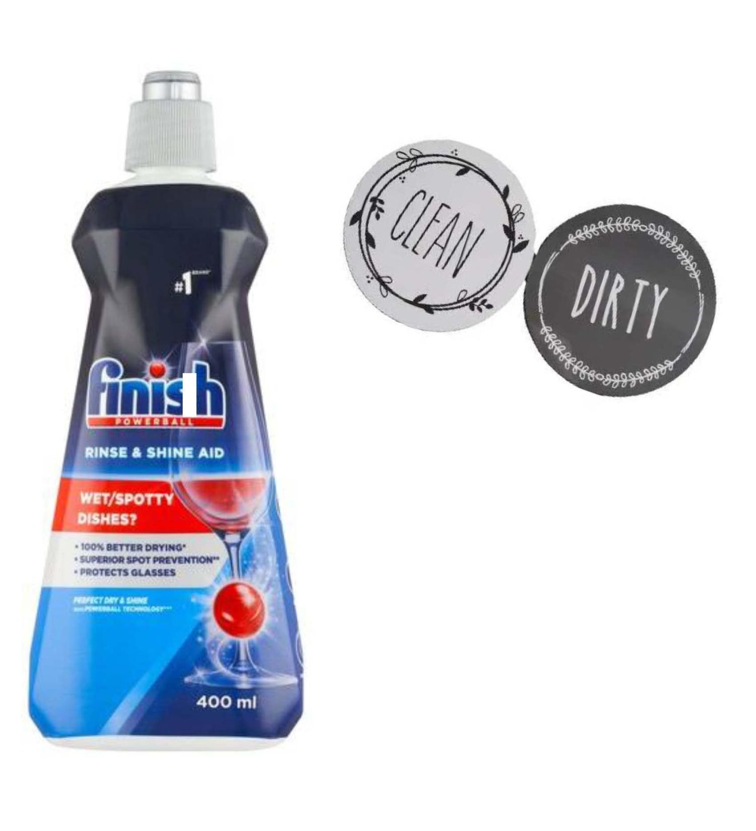 Dishwasher Liquid Rinse Aid Dishwasher Rinse and Drying Agent Dishwasher Magnet