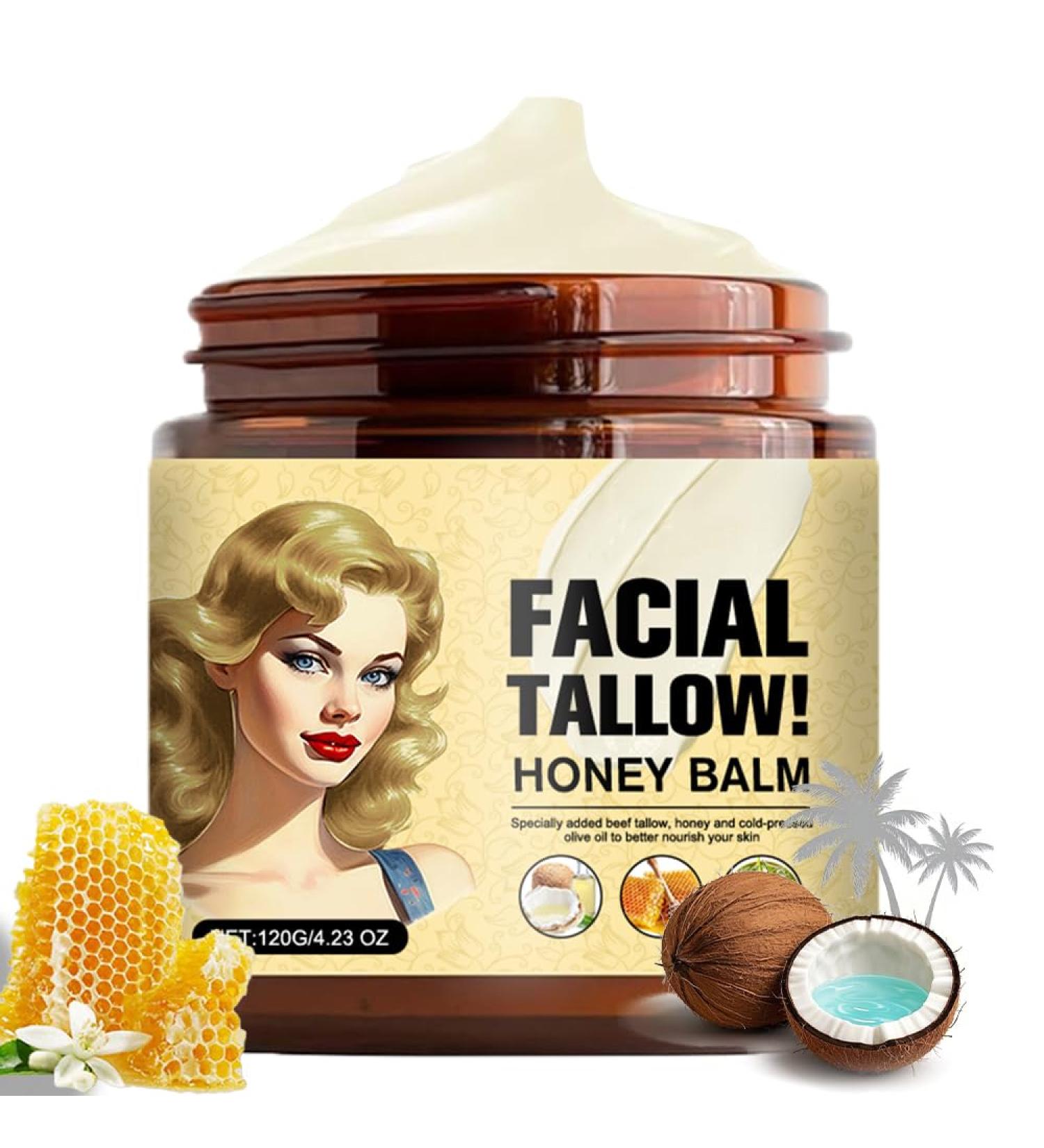 Cebo de Res Para la Cara Original Beef Tallow for Skin Tallow and Honey Balm Whipped Tallow Honey Balm Sebo de Res Para la Cara (1 pcs cebo de res) 4.2 Fl Oz (Pack of 1) - Buy Online on GoSupps.com